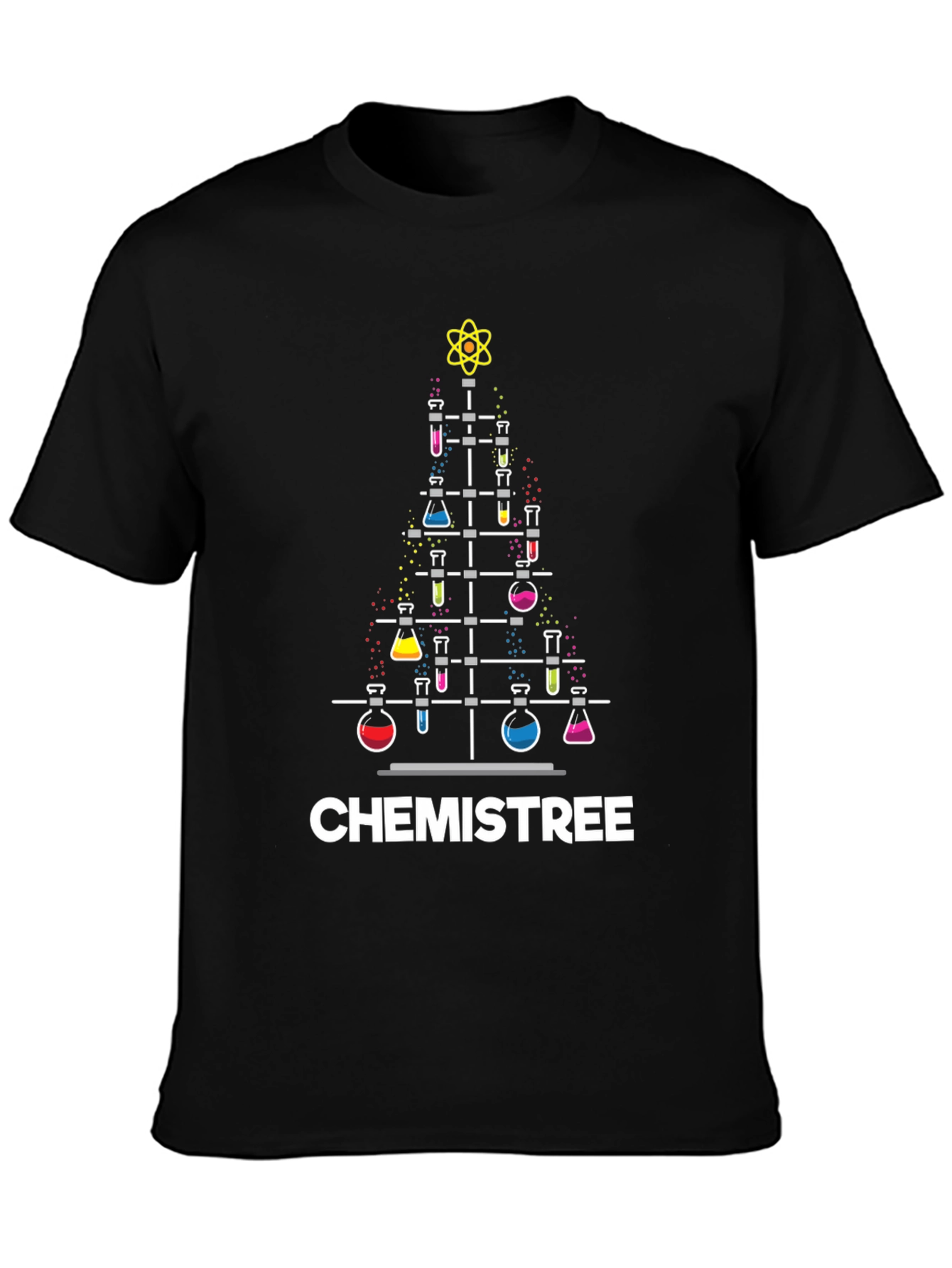 Chemistree Holiday Tee - Science Christmas T-Shirt