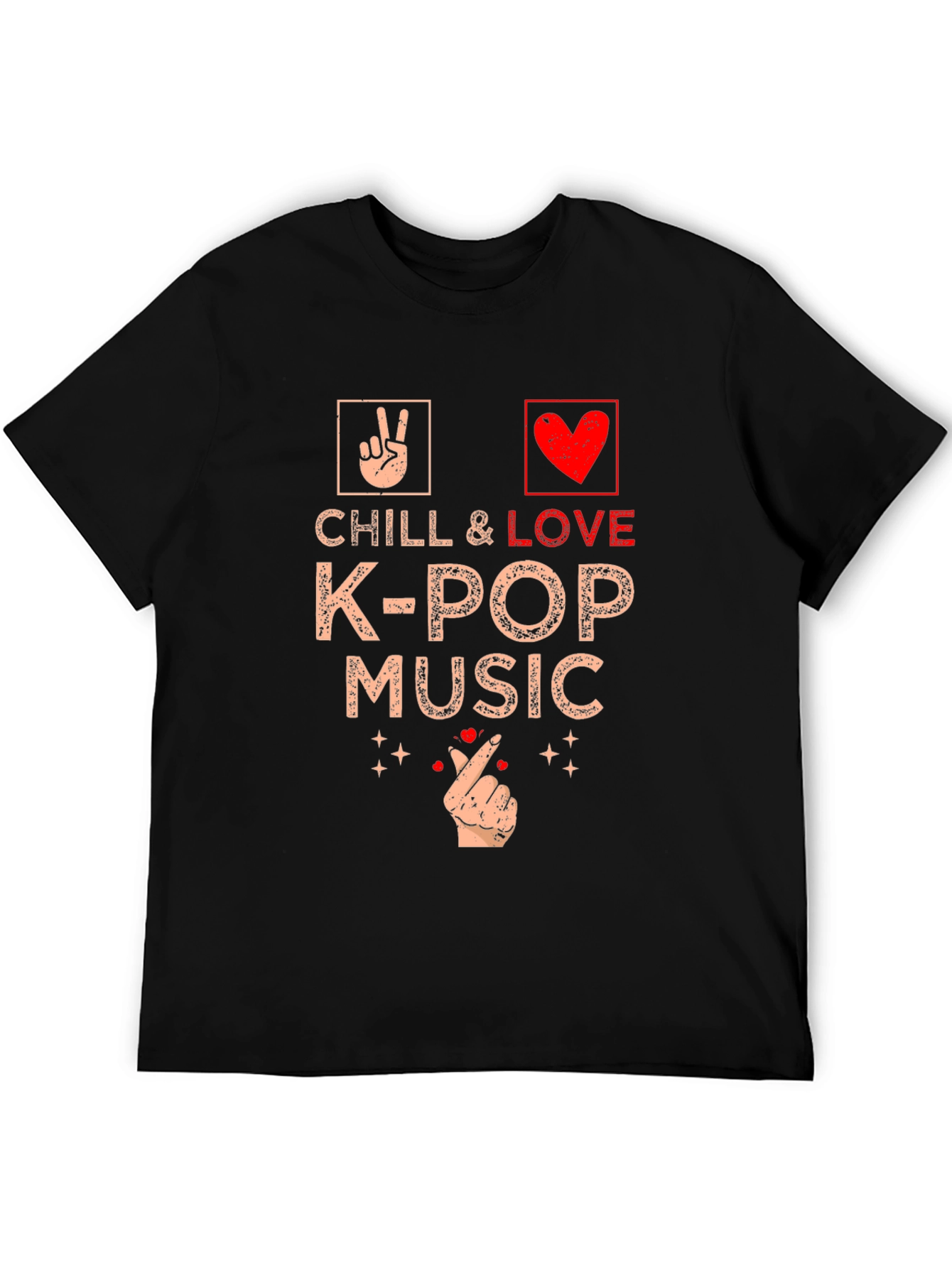 Chill & Love K-Pop Music T-Shirt