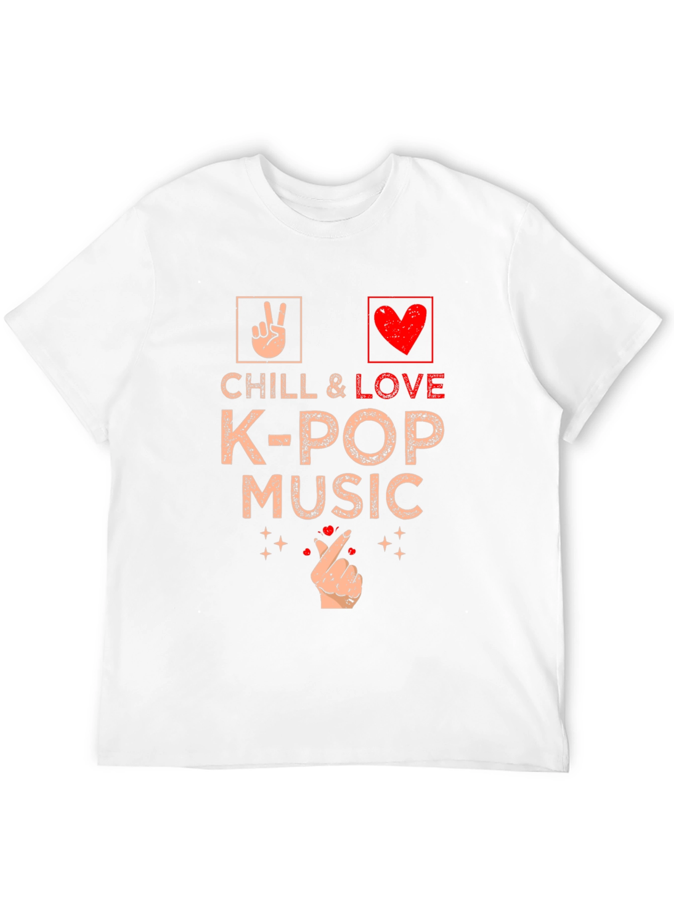 Chill & Love K-Pop Music T-Shirt