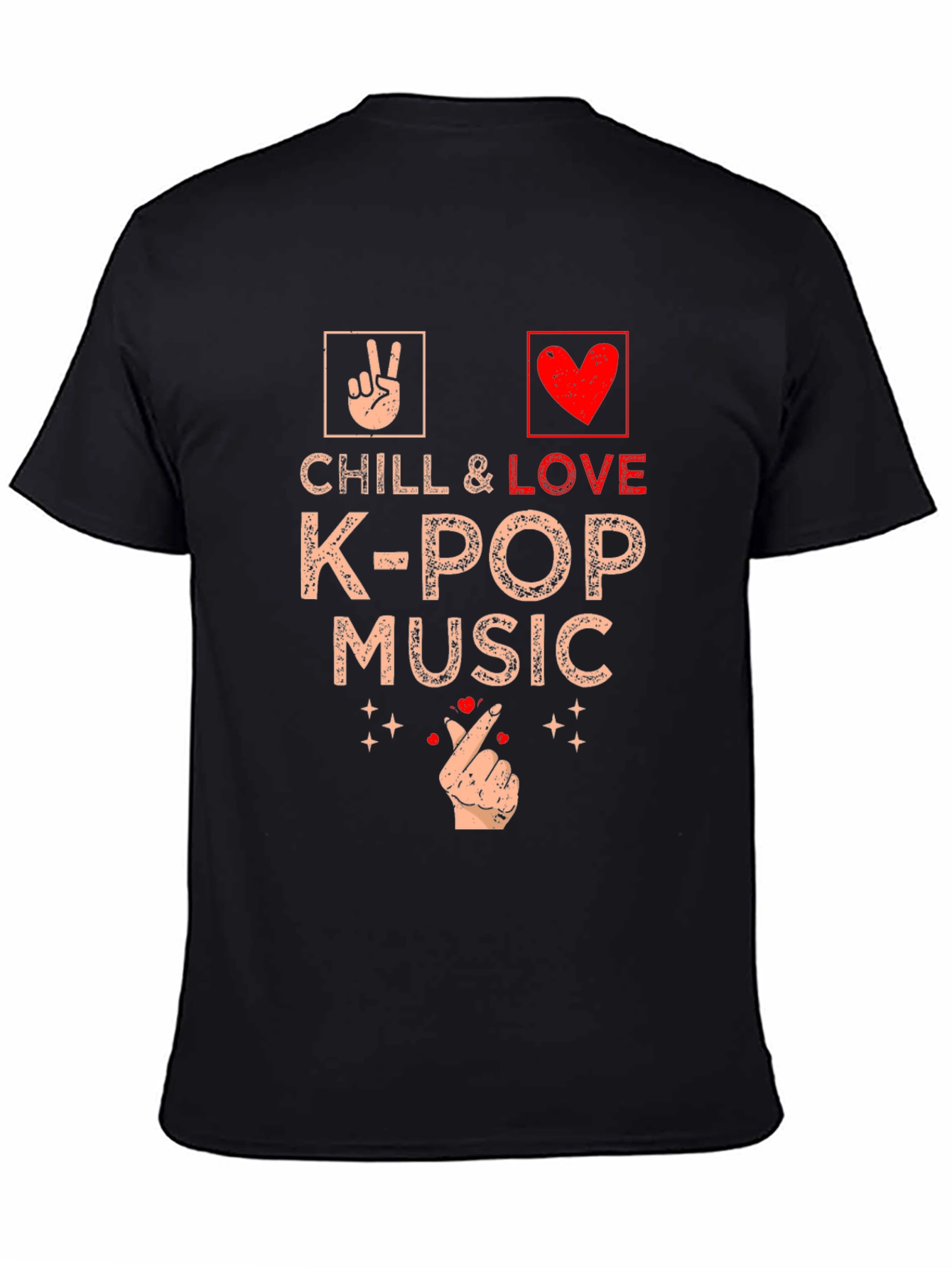 Chill & Love K-Pop Music T-Shirt