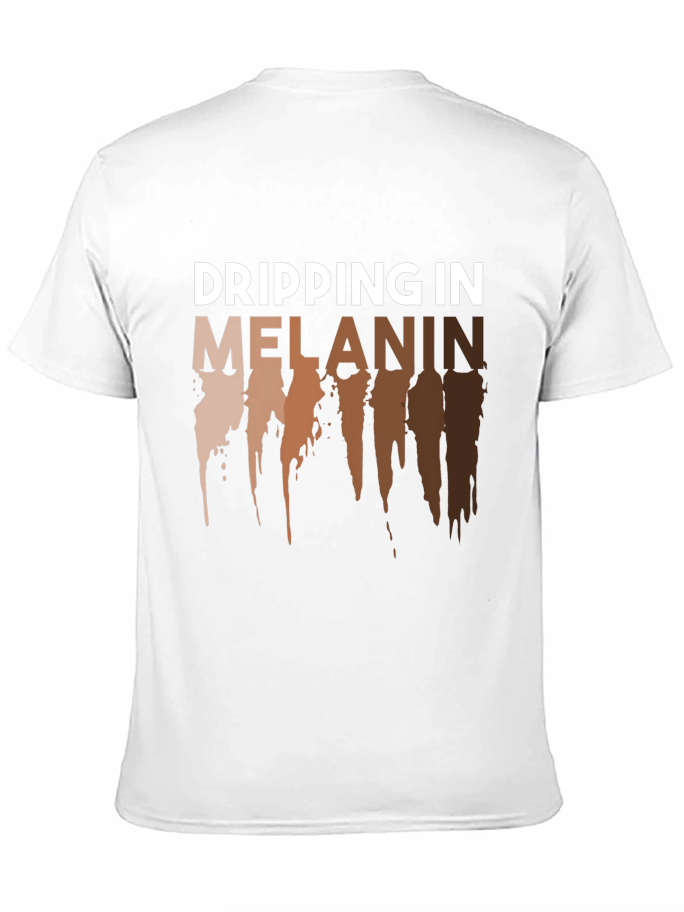 Dripping in Melanin Graphic Tee - Black