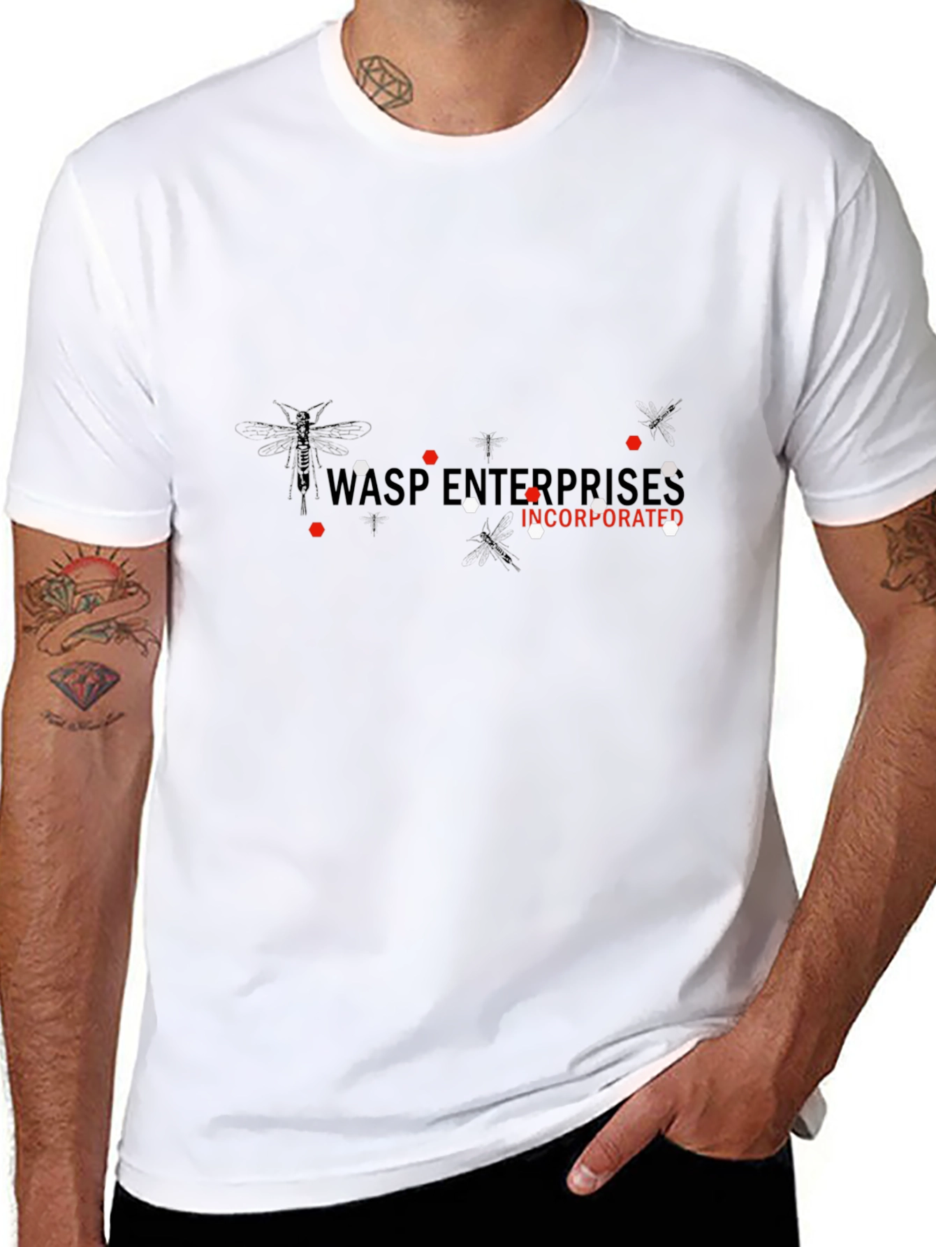 Wasp Enterprise Black T-Shirt