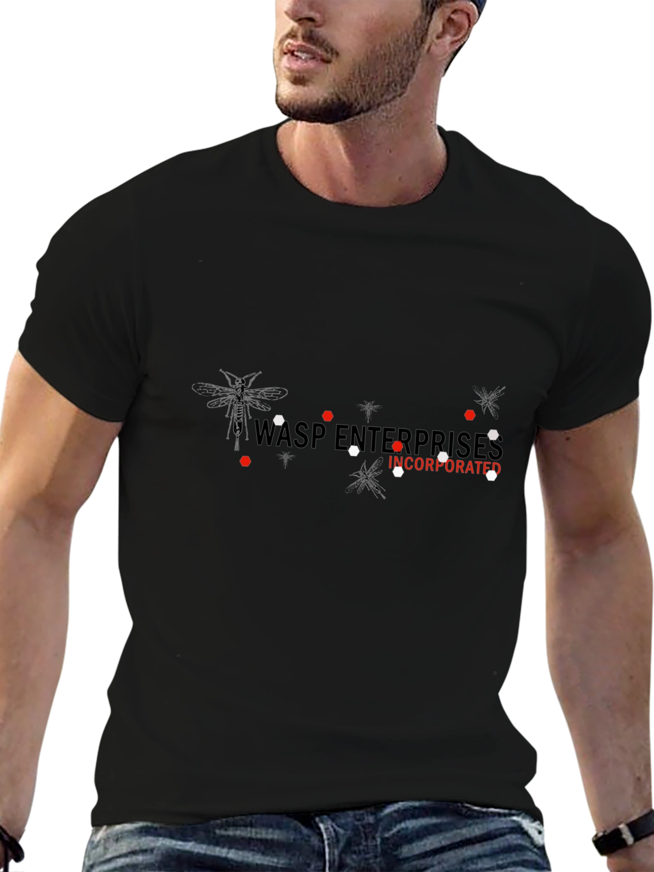 Wasp Enterprise Black T-Shirt