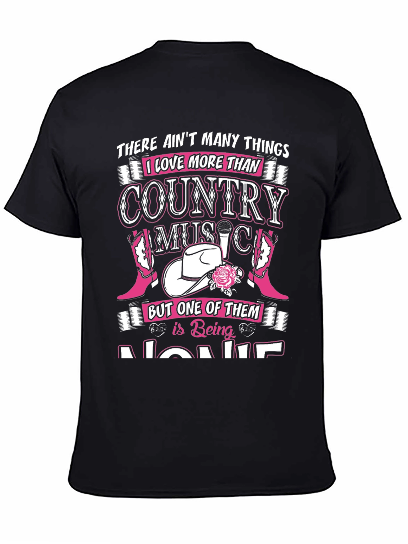 Country Music Loving Mom Graphic T-Shirt