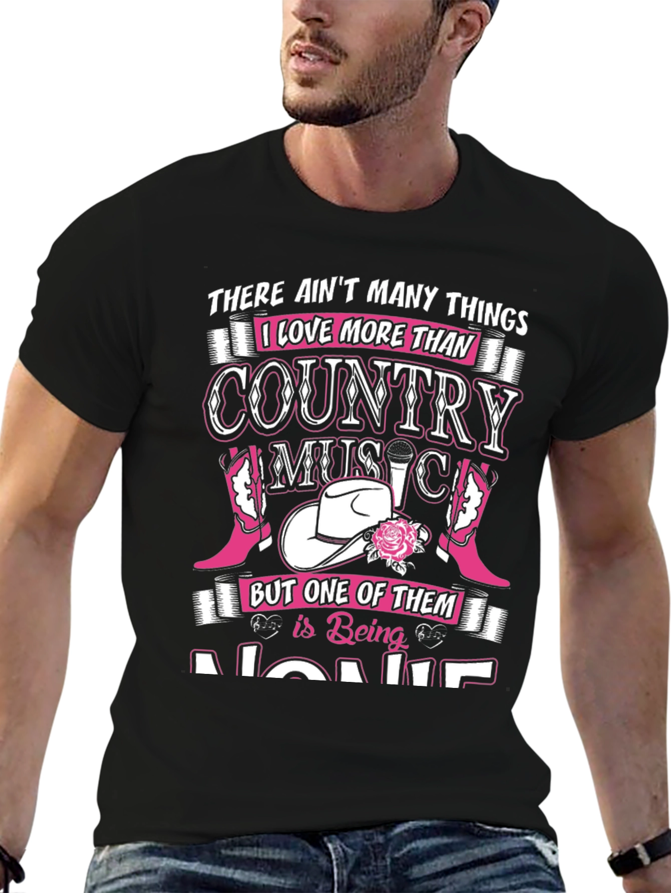 Country Music Loving Mom Graphic T-Shirt