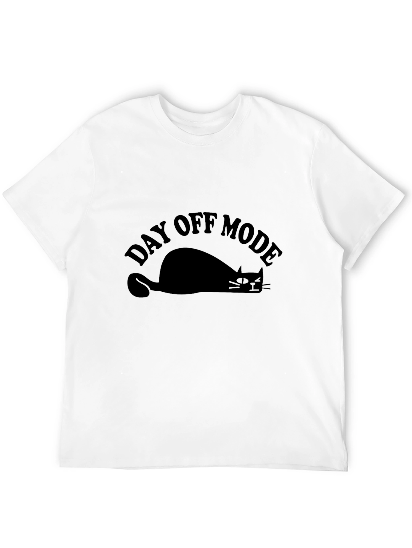 Day Off Mode Lazy Cat T-Shirt