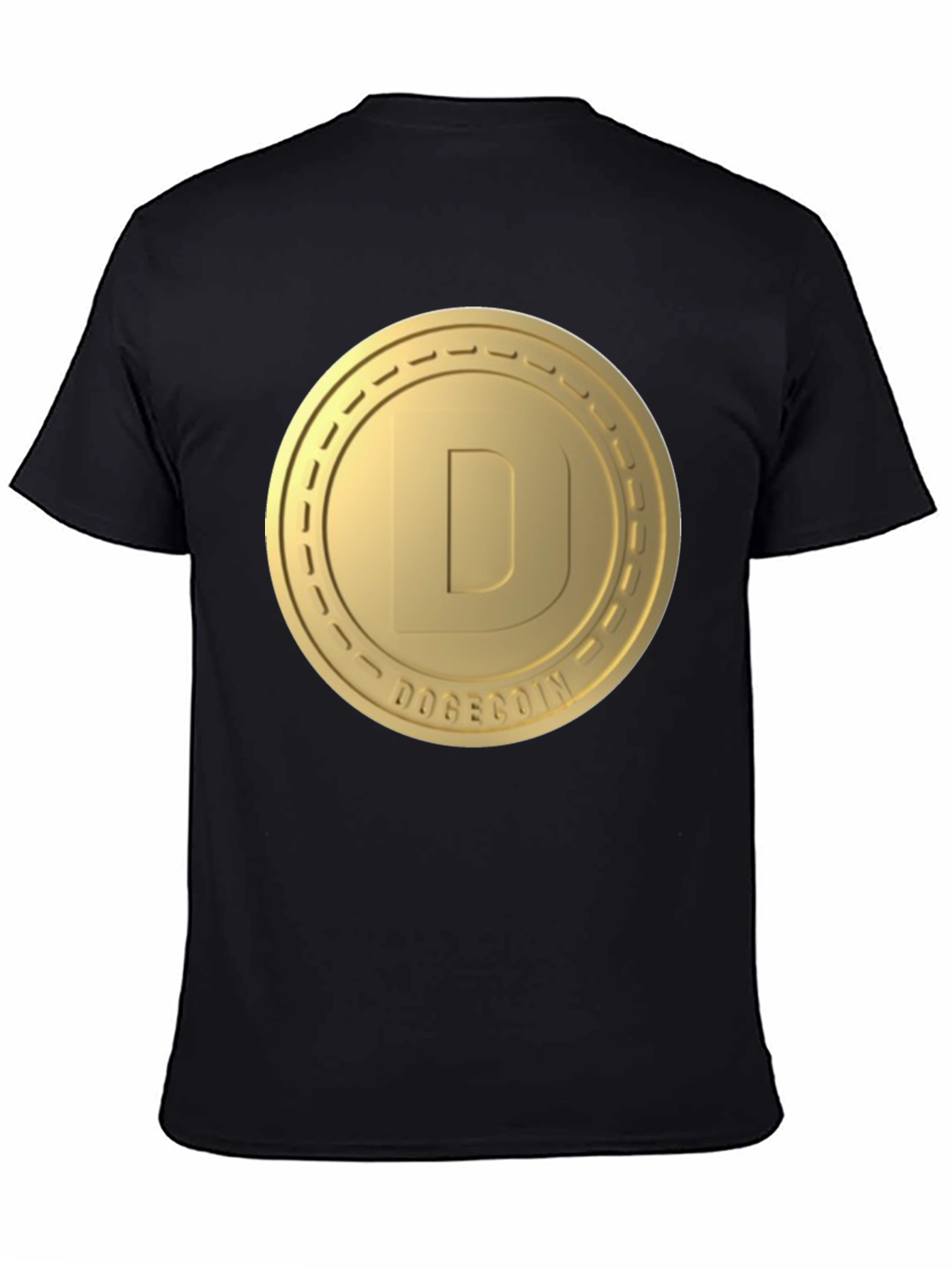 Dogecoin Gold Coin Logo T-Shirt - Crypto Fashion