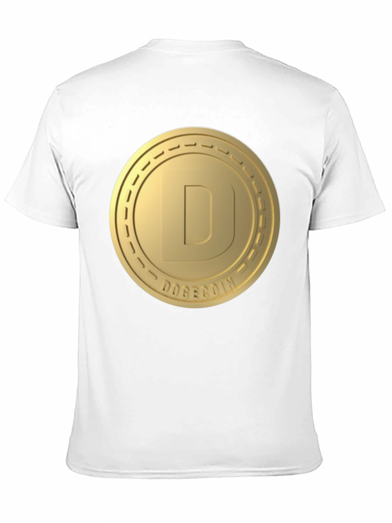 Dogecoin Gold Coin Logo T-Shirt - Crypto Fashion
