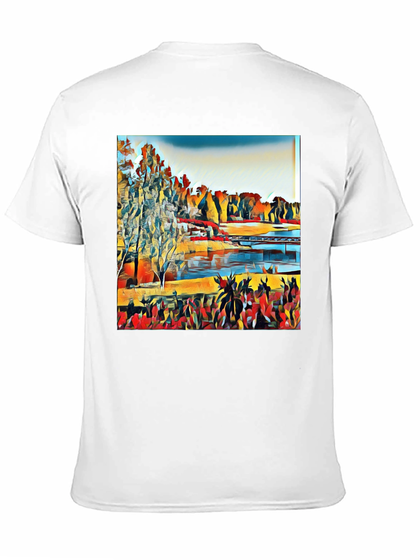 Abstract Landscape Graphic Tee
