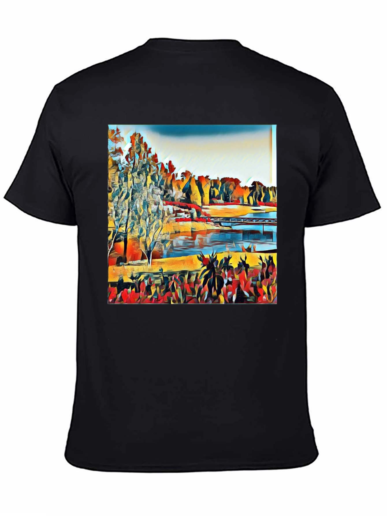 Abstract Landscape Graphic Tee