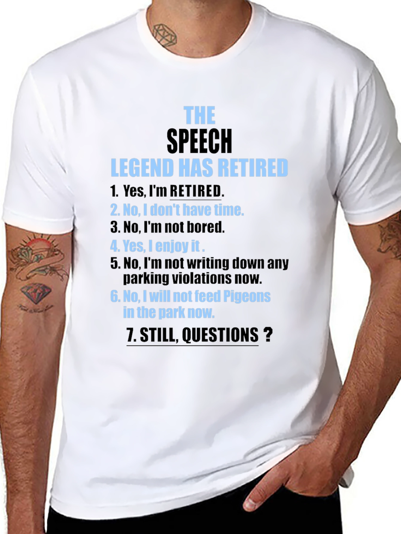 The Speech Legend Has Retired Funny T-Shirt
