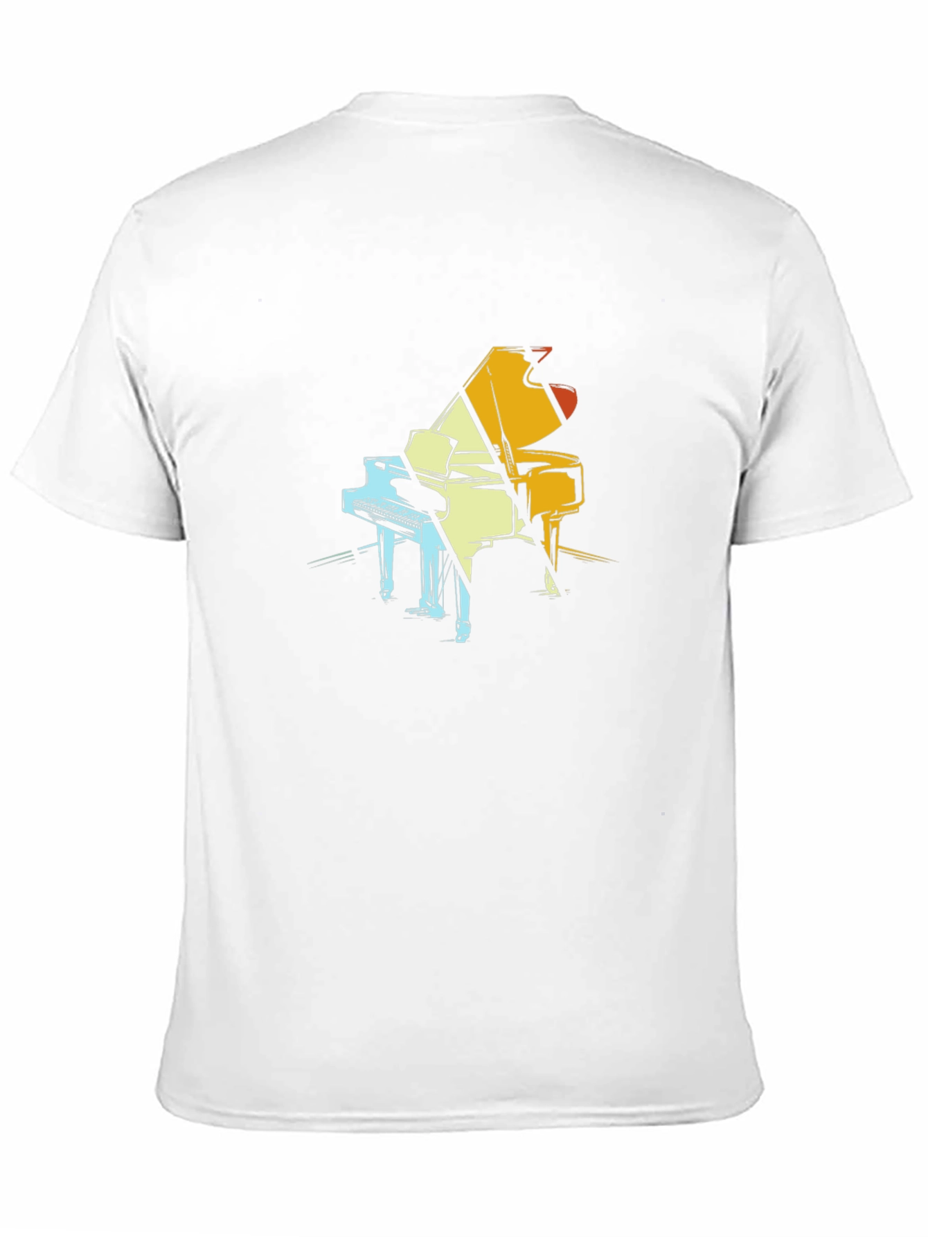 Piano Graphic Tee - Cool Musician T-Shirt
