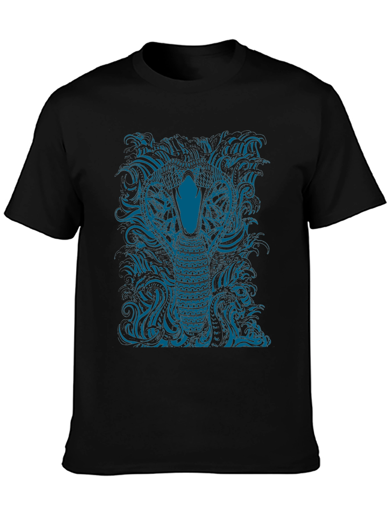 Cobra Graphic Print T-Shirt - Bold Statement Tee