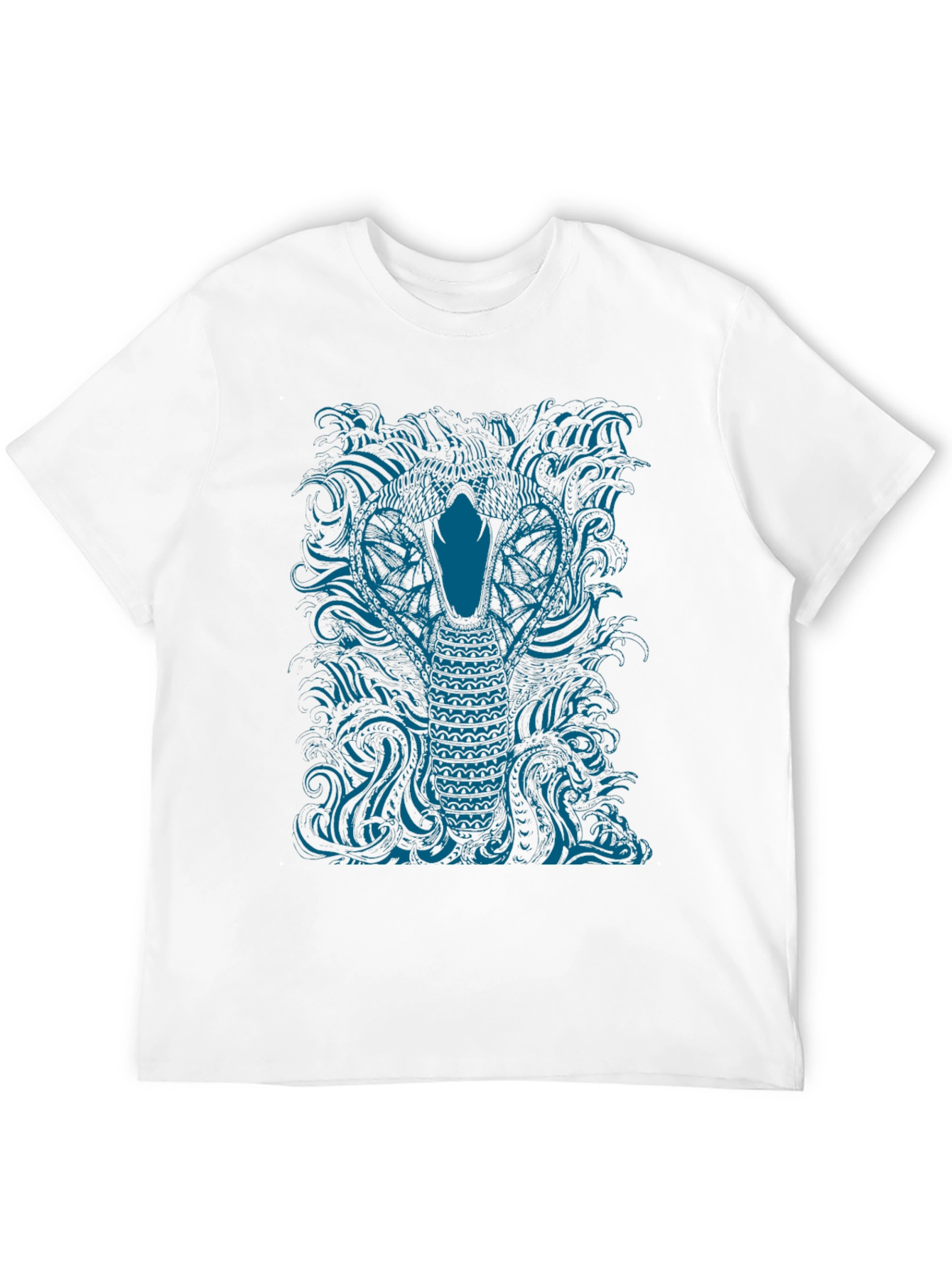 Cobra Graphic Print T-Shirt - Bold Statement Tee