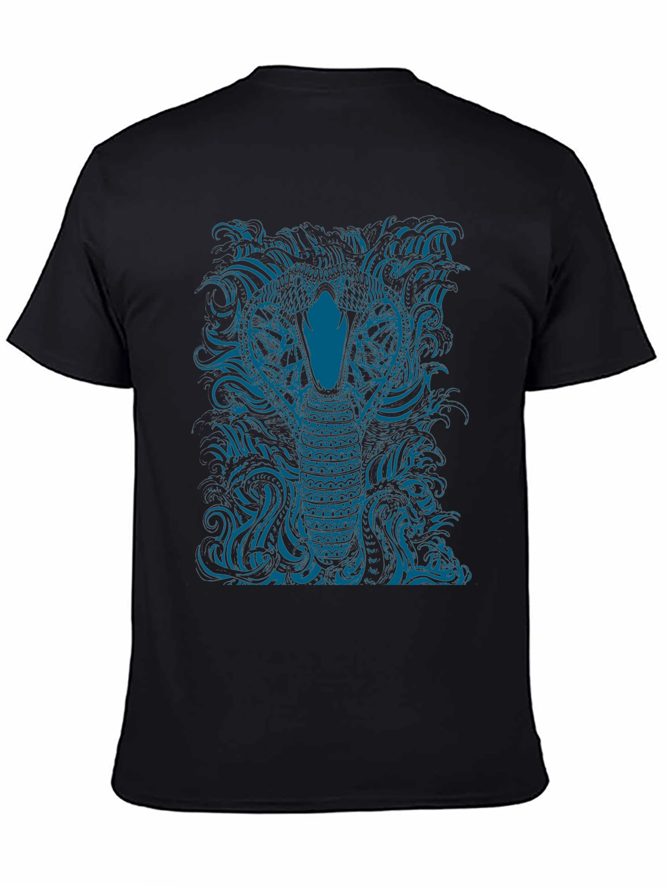 Cobra Graphic Print T-Shirt - Bold Statement Tee
