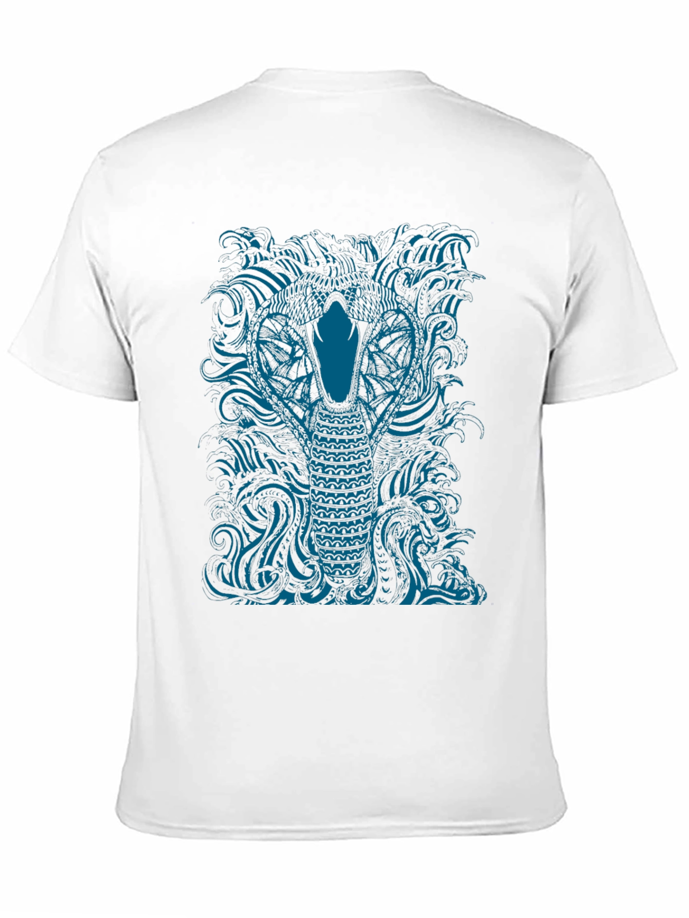 Cobra Graphic Print T-Shirt - Bold Statement Tee