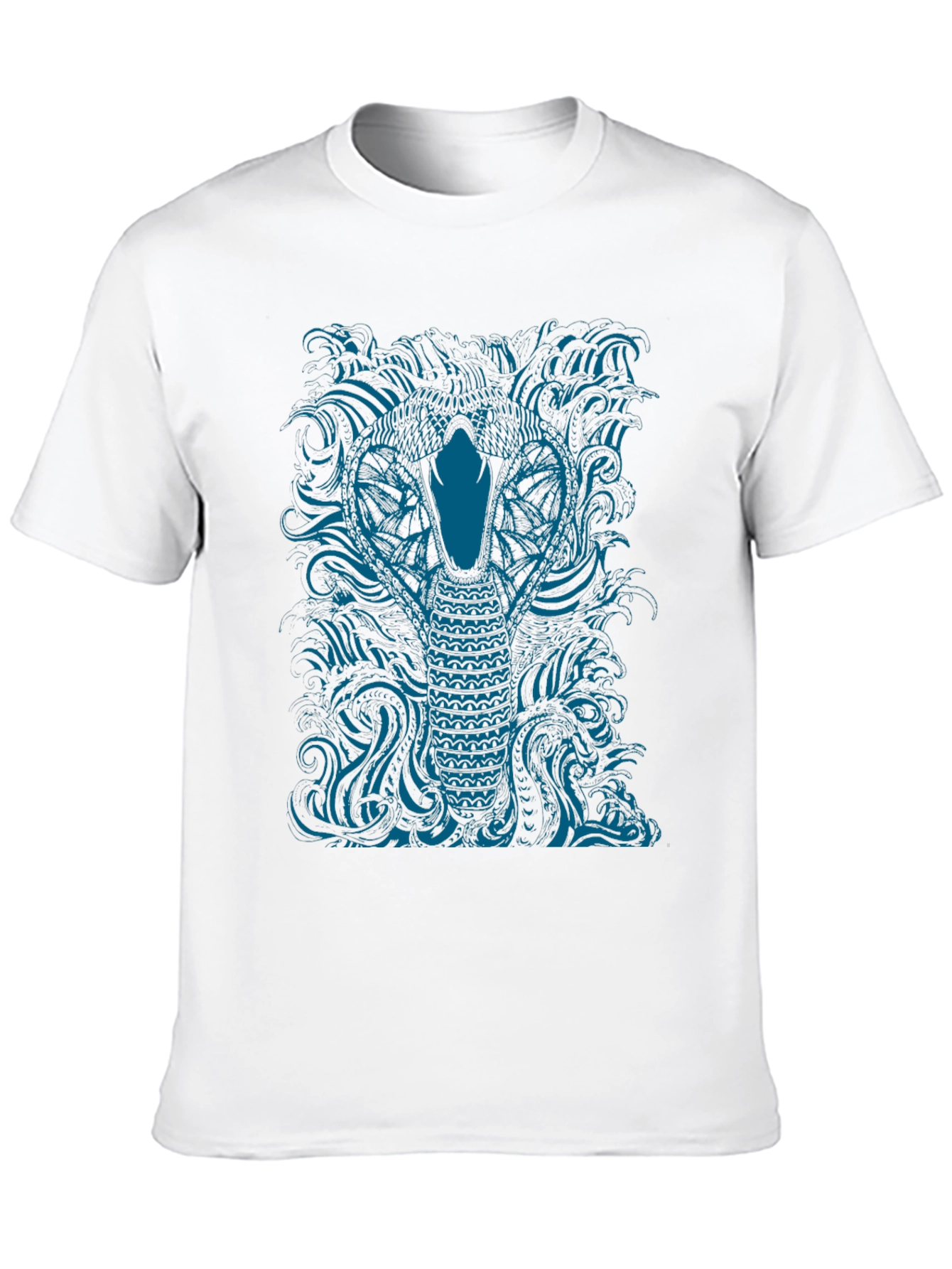 Cobra Graphic Print T-Shirt - Bold Statement Tee