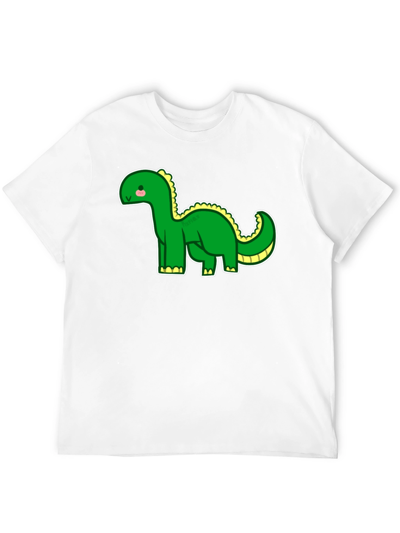 Cute Dinosaur Graphic Tee - Black T-Shirt