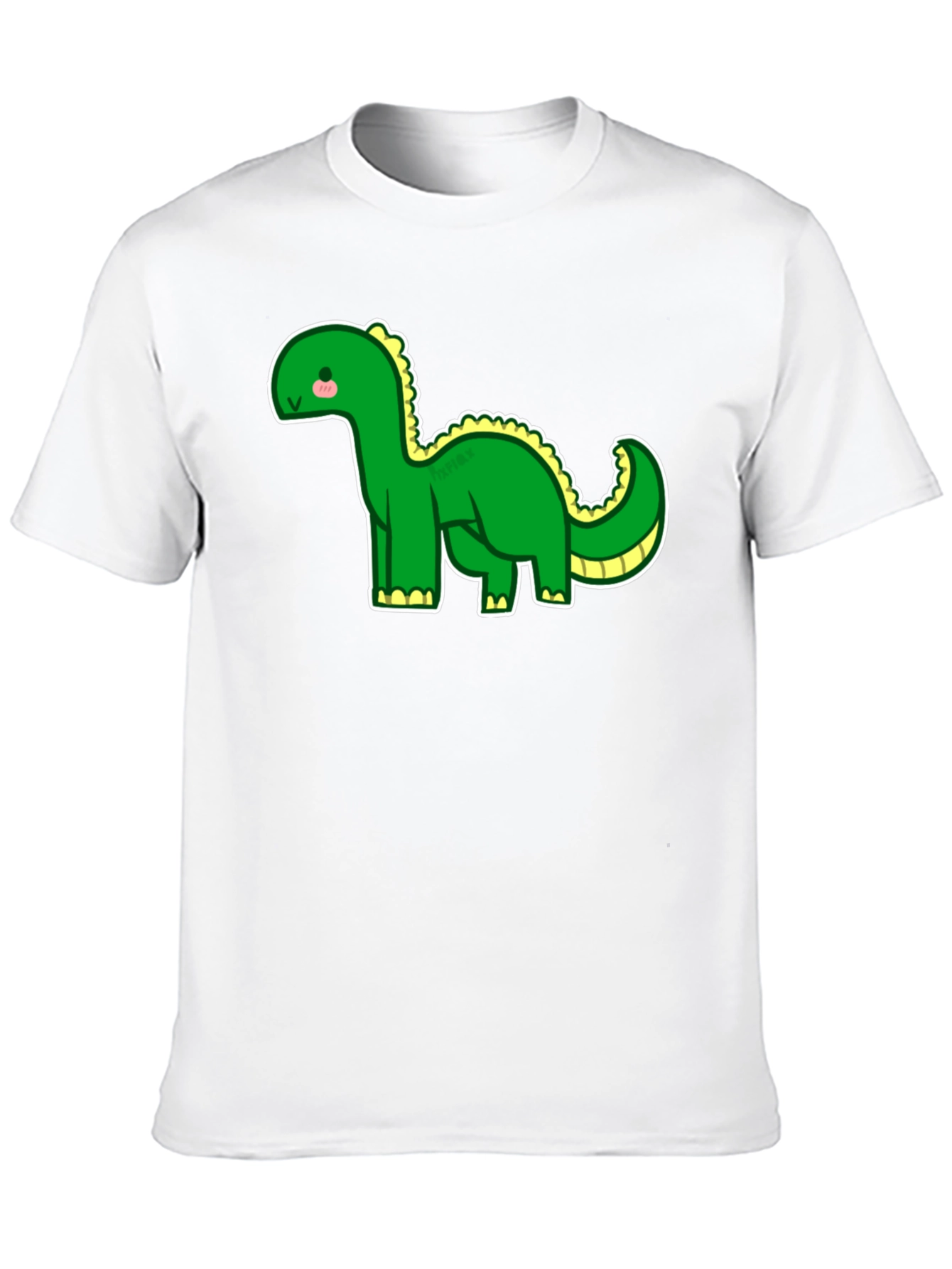Cute Dinosaur Graphic Tee - Black T-Shirt