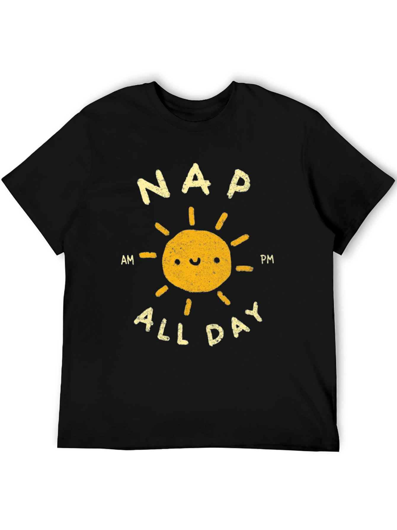 Nap All Day Graphic Tee - Comfy Black T-Shirt