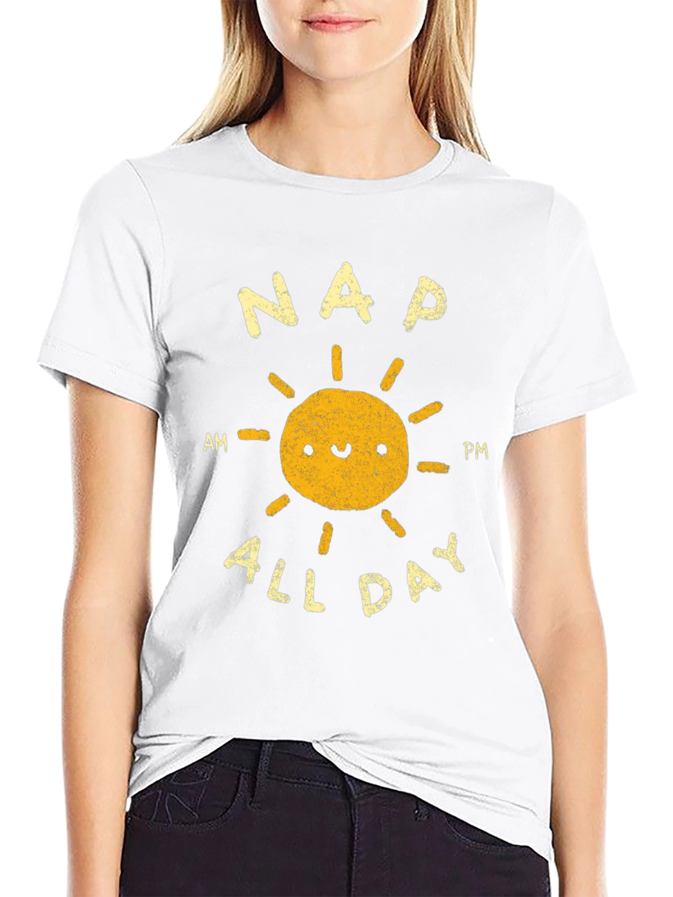 Nap All Day Graphic Tee - Comfy Black T-Shirt