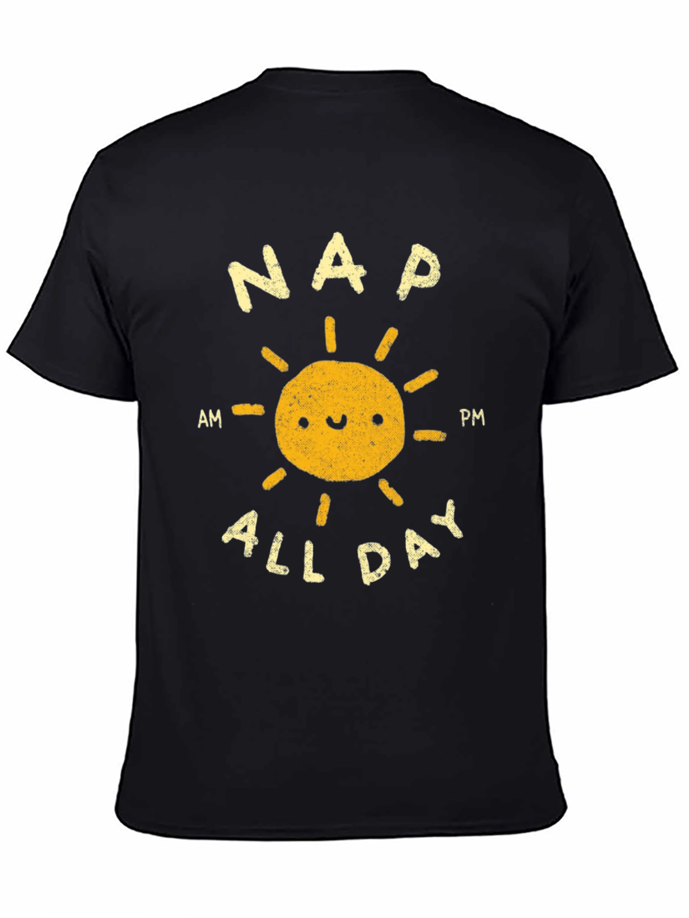 Nap All Day Graphic Tee - Comfy Black T-Shirt