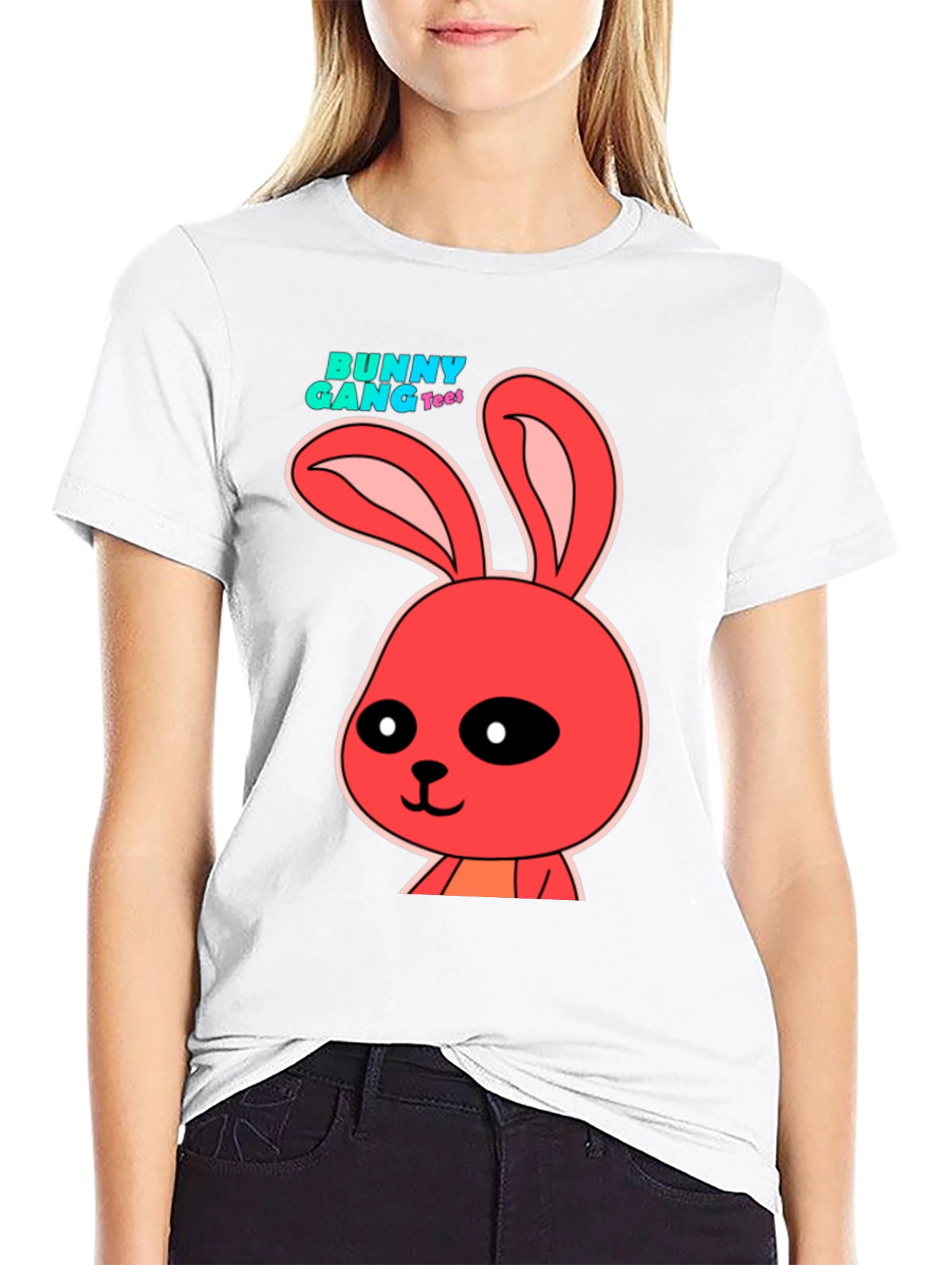 Bunny Gang Tee - Cute Cartoon Rabbit Graphic T-Shirt