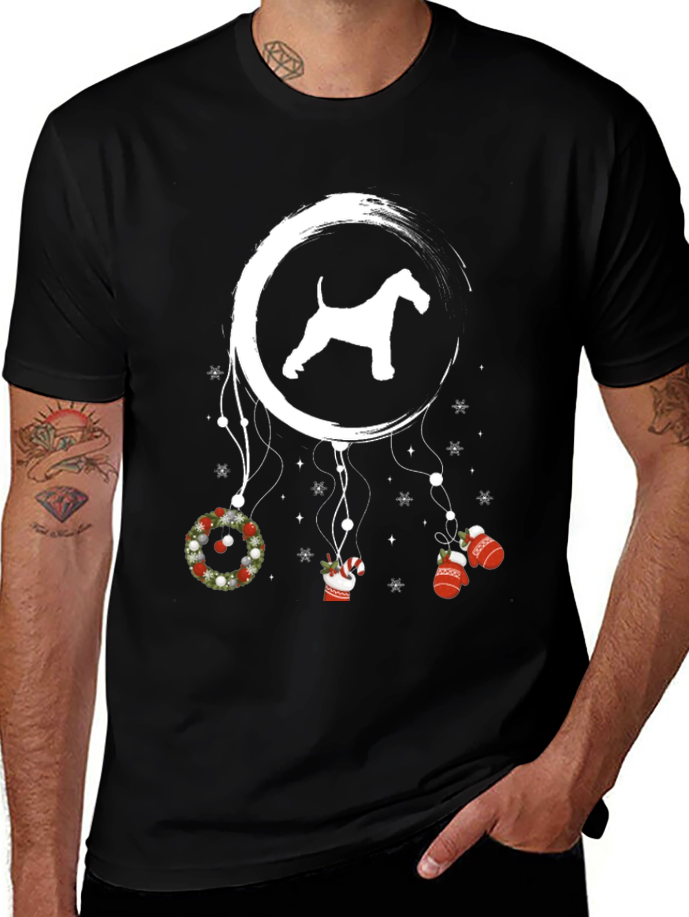 Holiday Dog Dreamcatcher T-Shirt