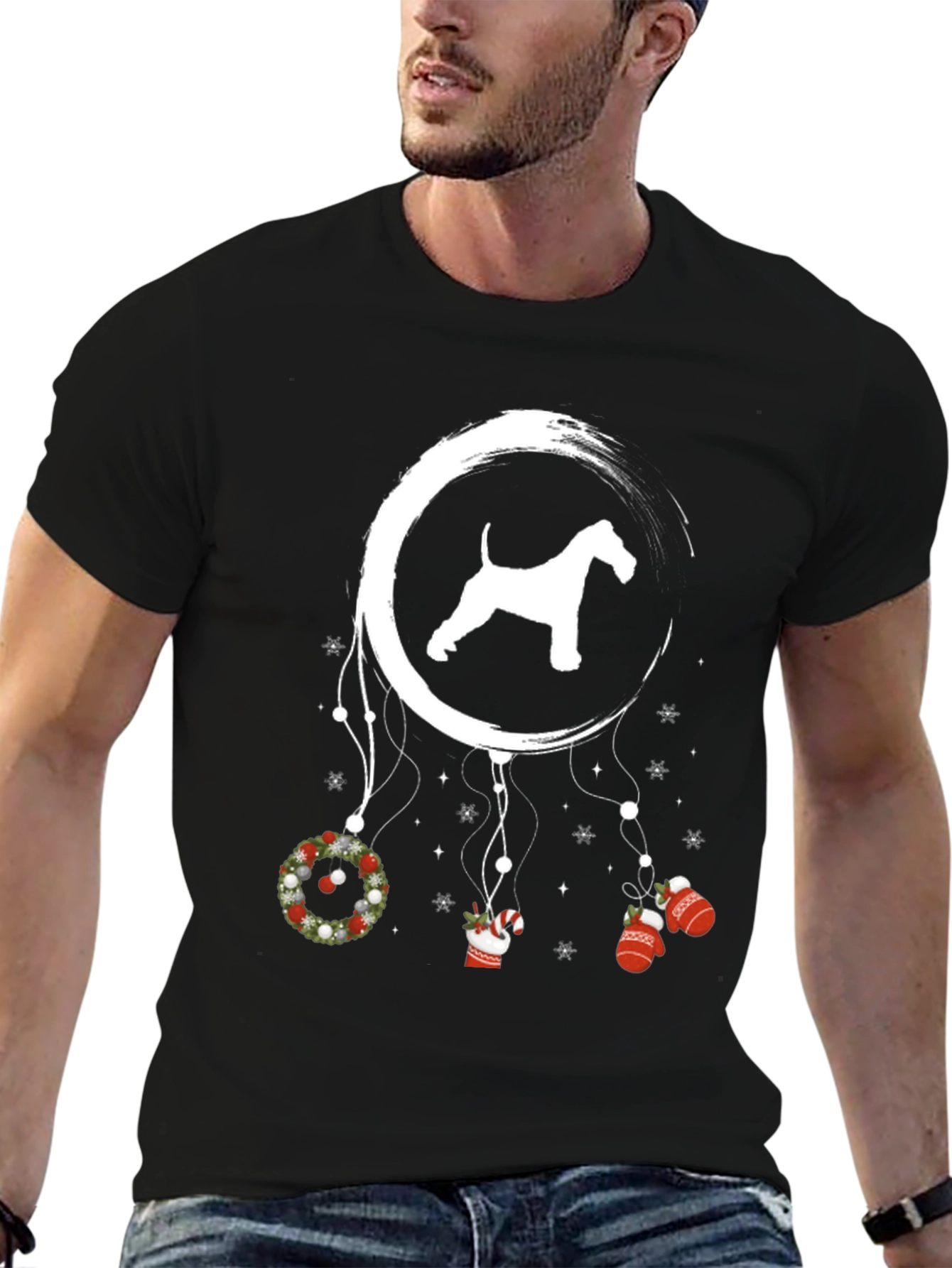 Holiday Dog Dreamcatcher T-Shirt