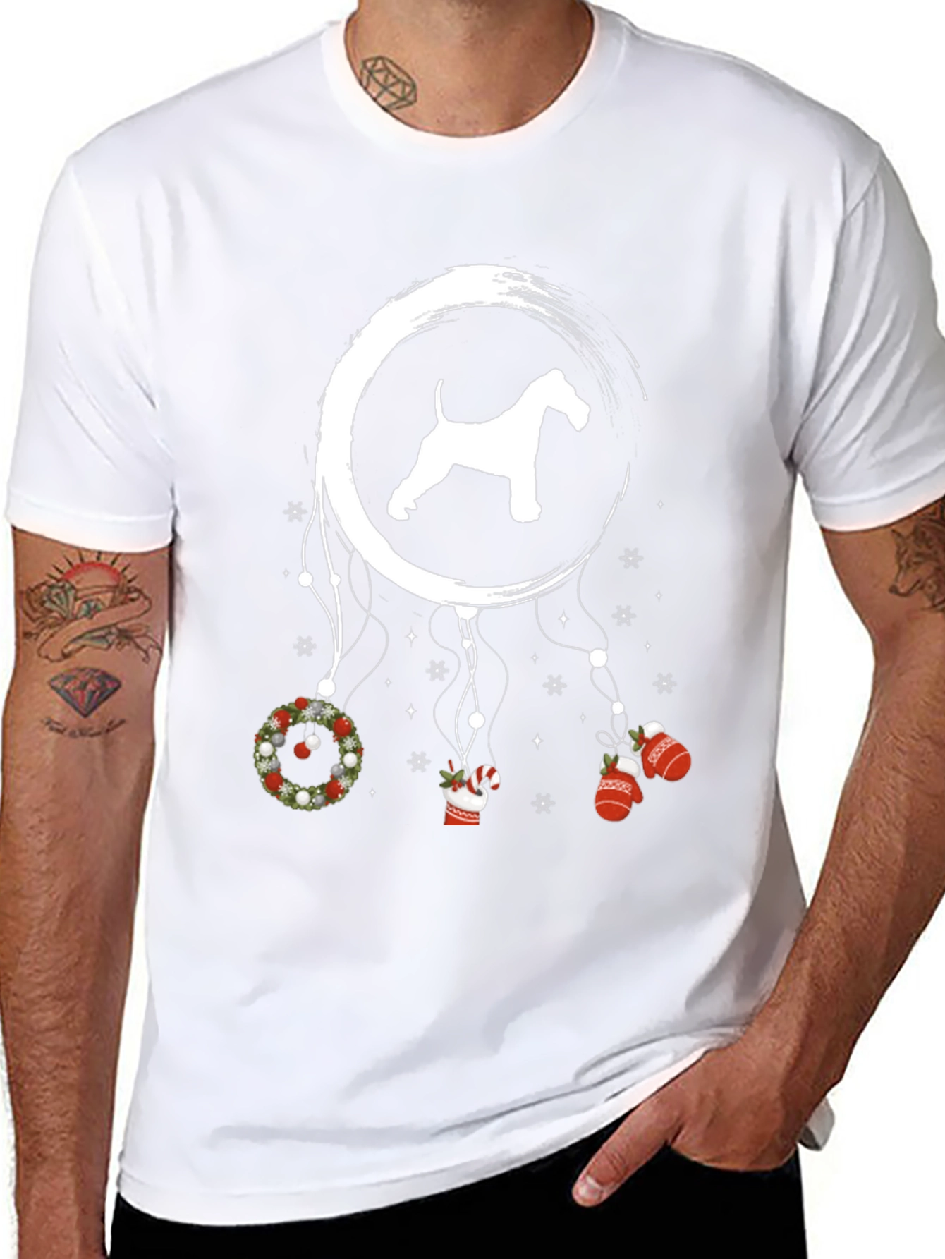 Holiday Dog Dreamcatcher T-Shirt