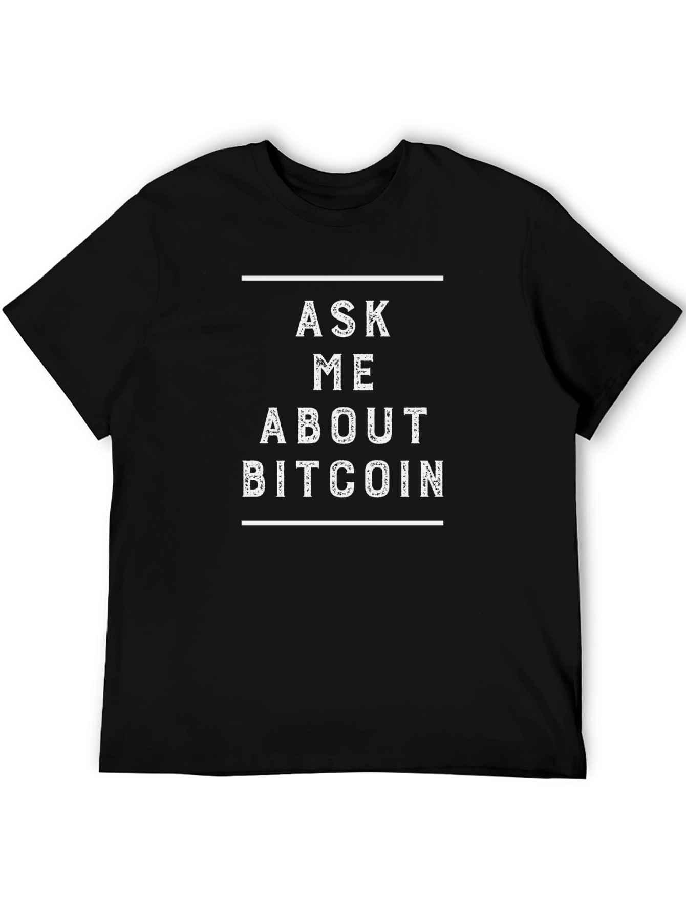 Ask Me About Bitcoin T-Shirt Crypto Tee