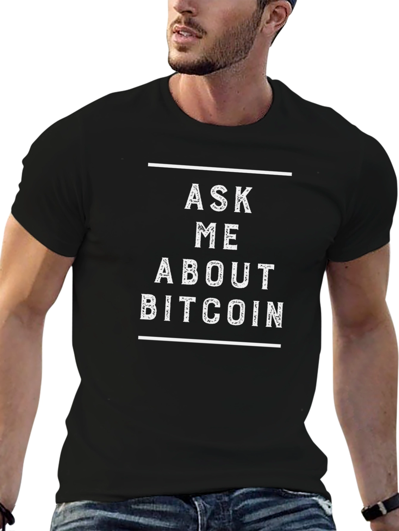 Ask Me About Bitcoin T-Shirt Crypto Tee