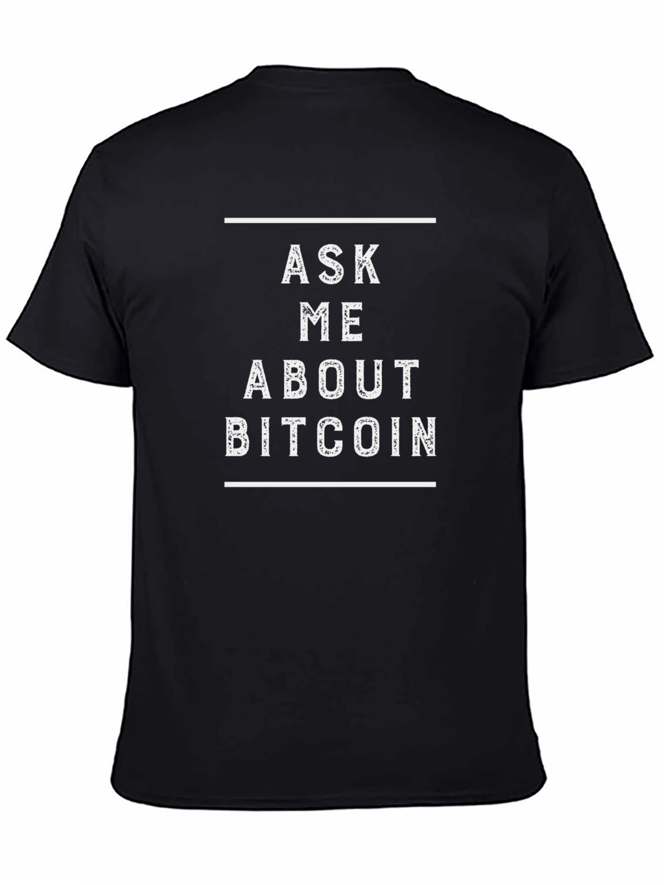 Ask Me About Bitcoin T-Shirt Crypto Tee