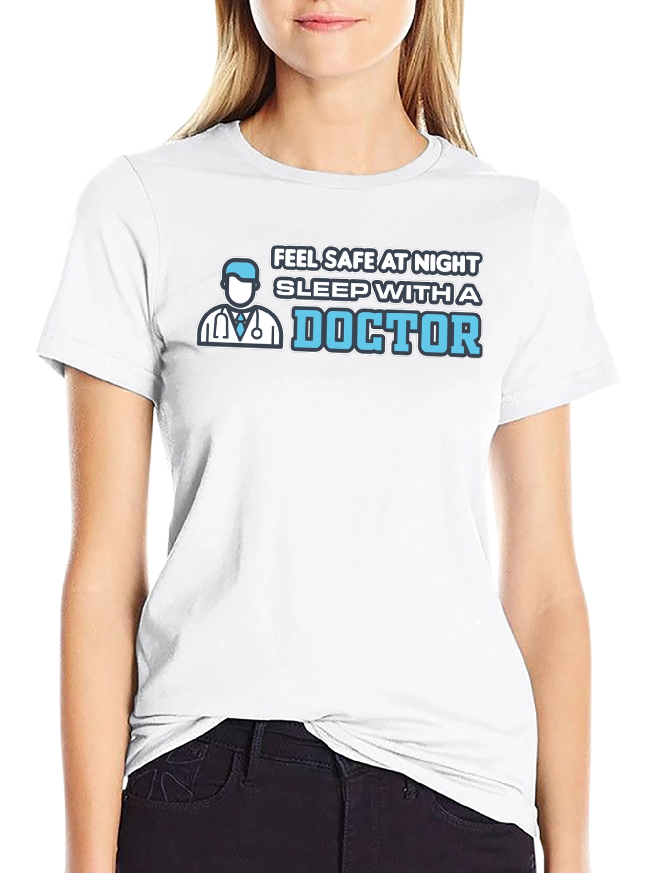 Feel Safe Sleep With A Doctor T-Shirt