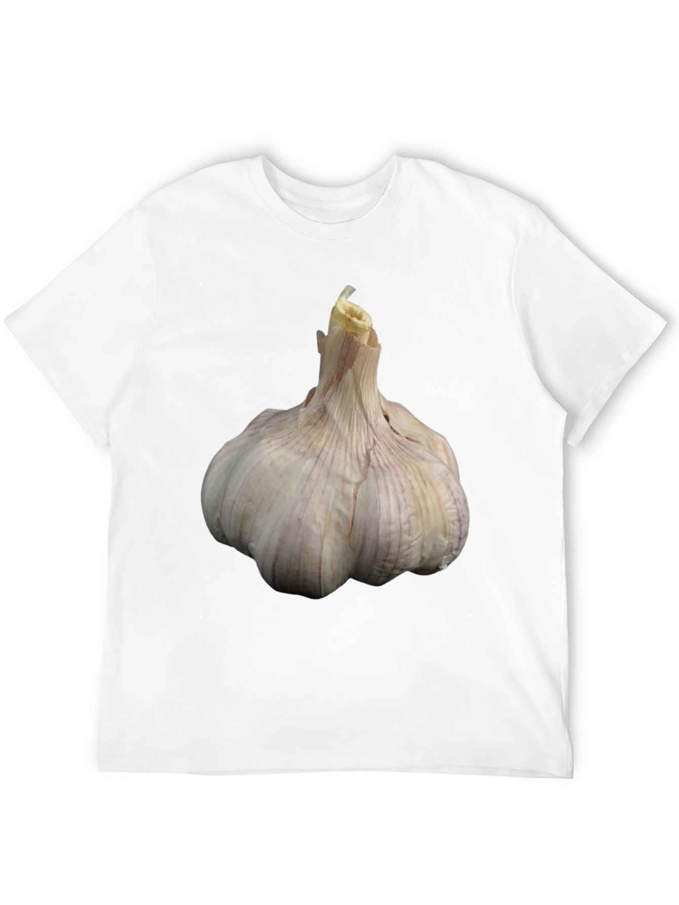 Garlic Graphic Tee - Novelty Food Shirt