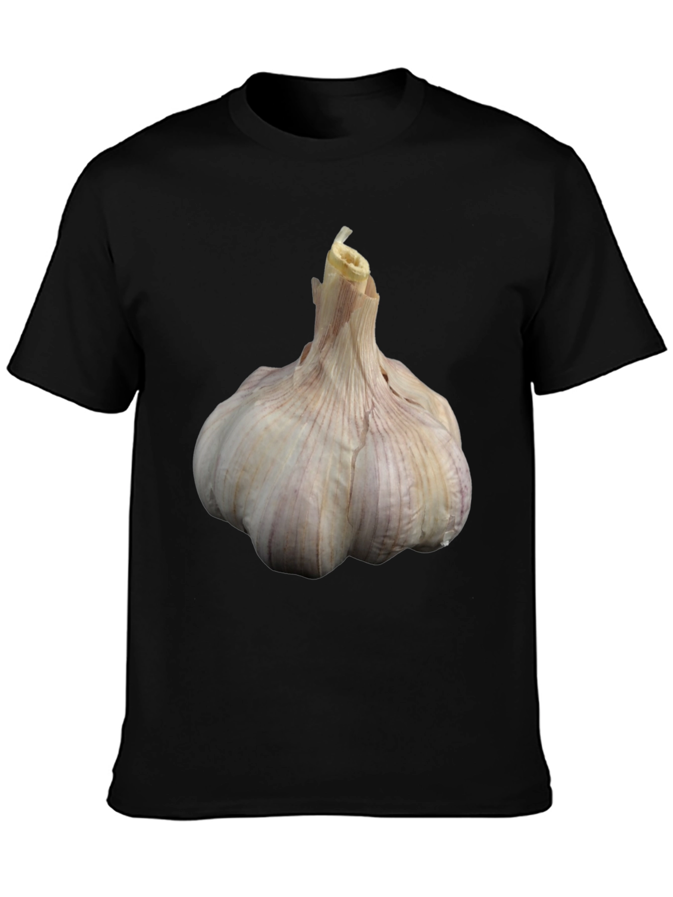Garlic Graphic Tee - Novelty Food Shirt