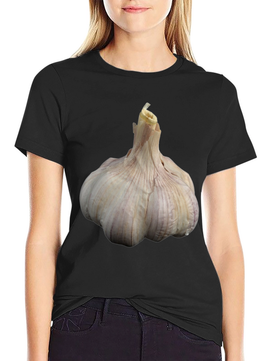 Garlic Graphic Tee - Novelty Food Shirt