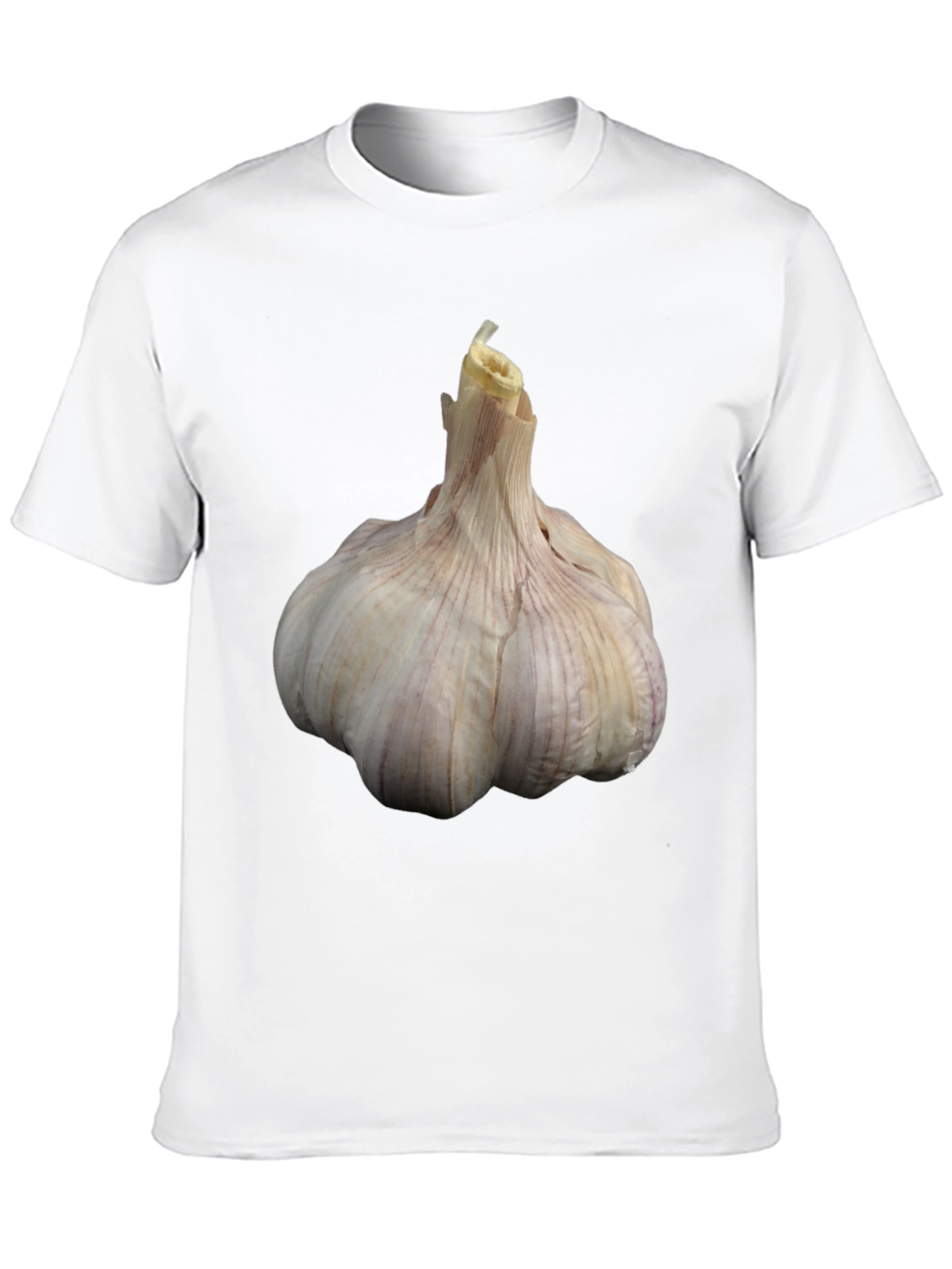 Garlic Graphic Tee - Novelty Food Shirt