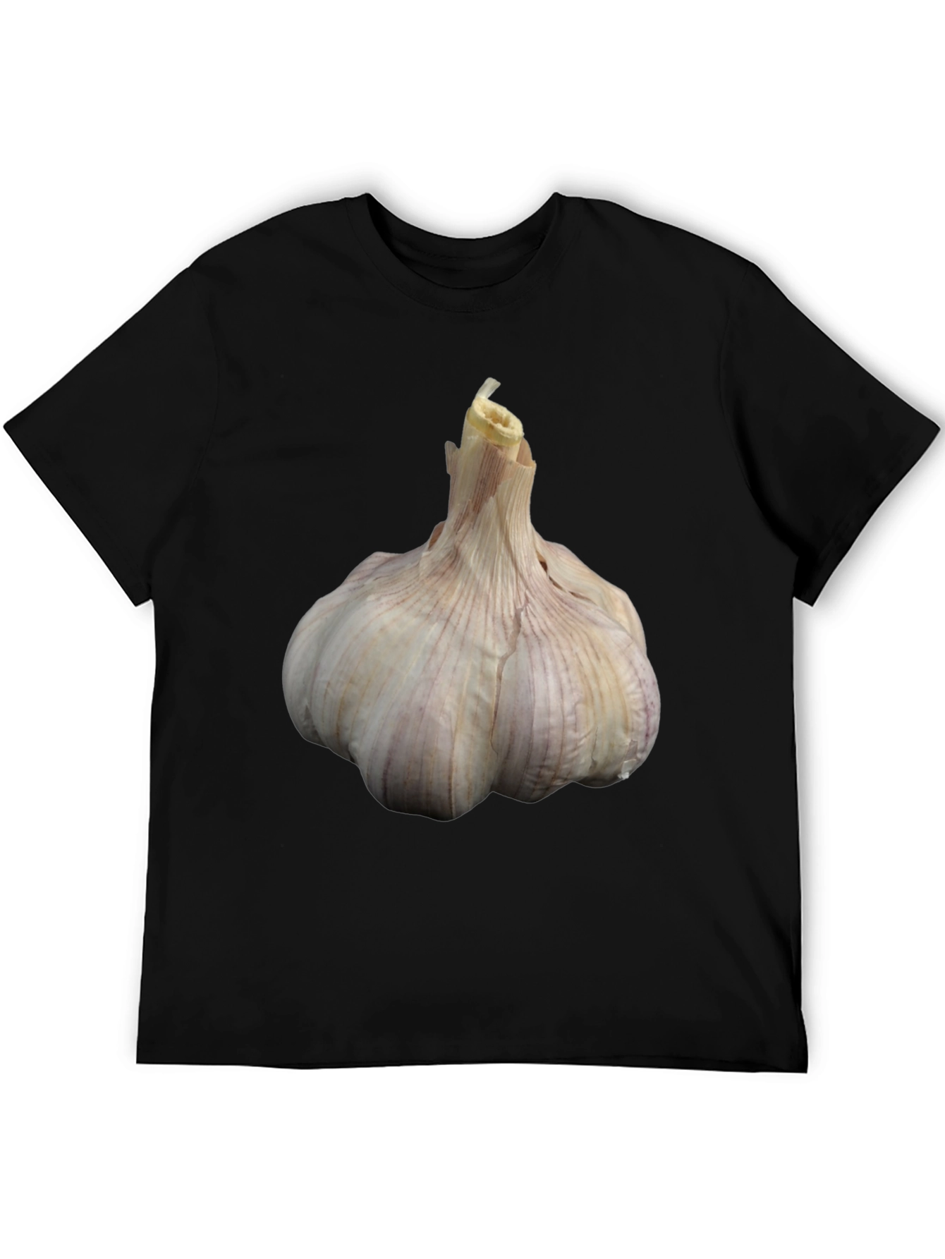 Garlic Graphic Tee - Novelty Food Shirt
