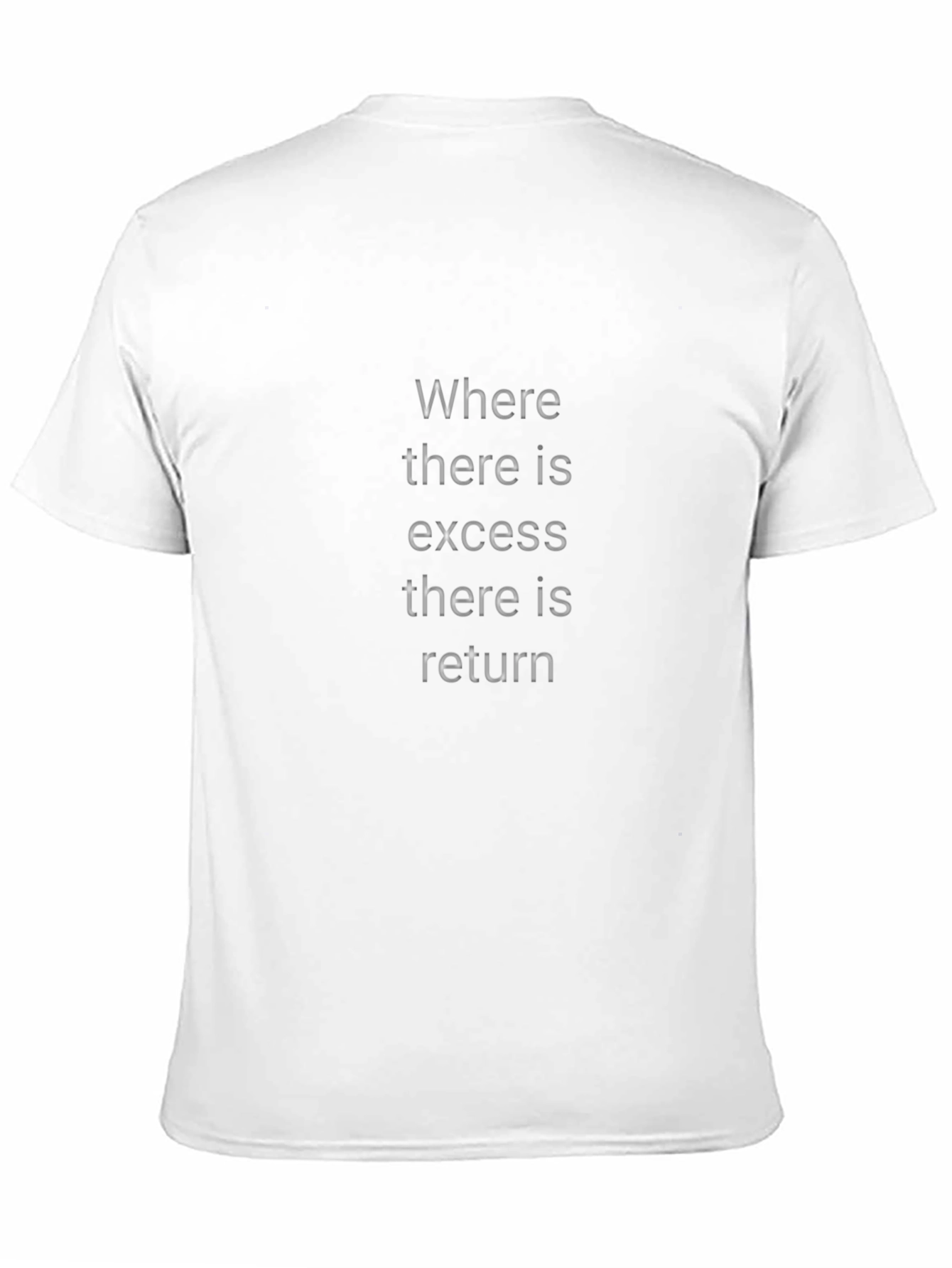 Where There Is Excess Graphic Tee - Black