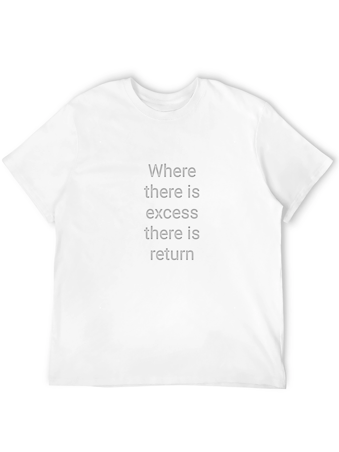 Where There Is Excess Graphic Tee - Black