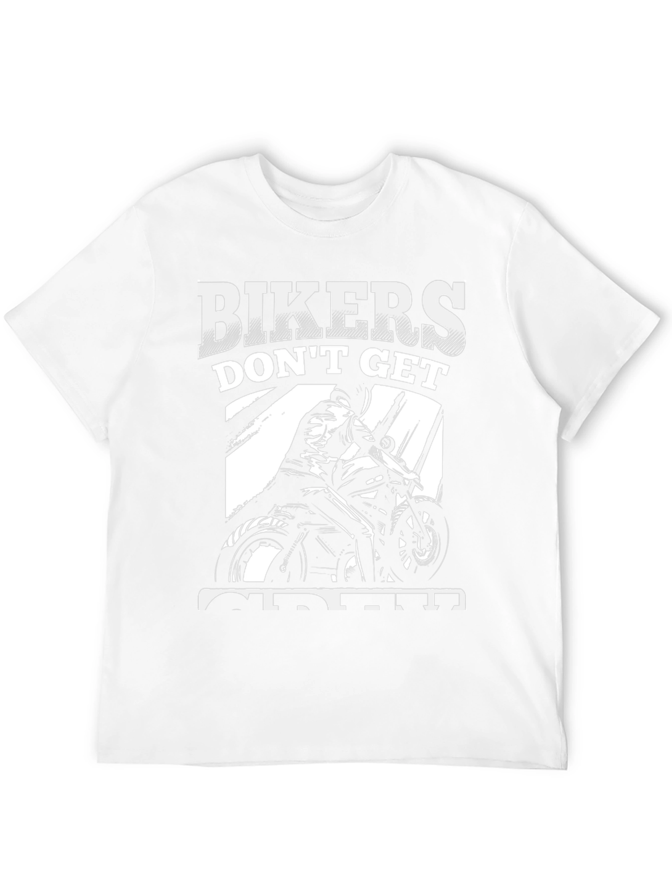 Bikers Dont Get Older Black T-Shirt