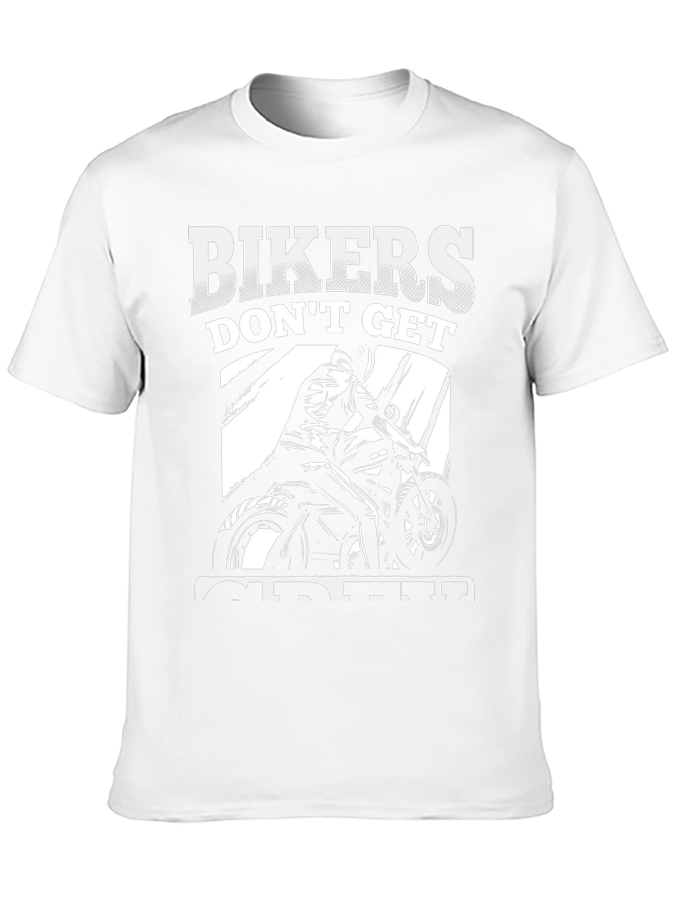 Bikers Dont Get Older Black T-Shirt