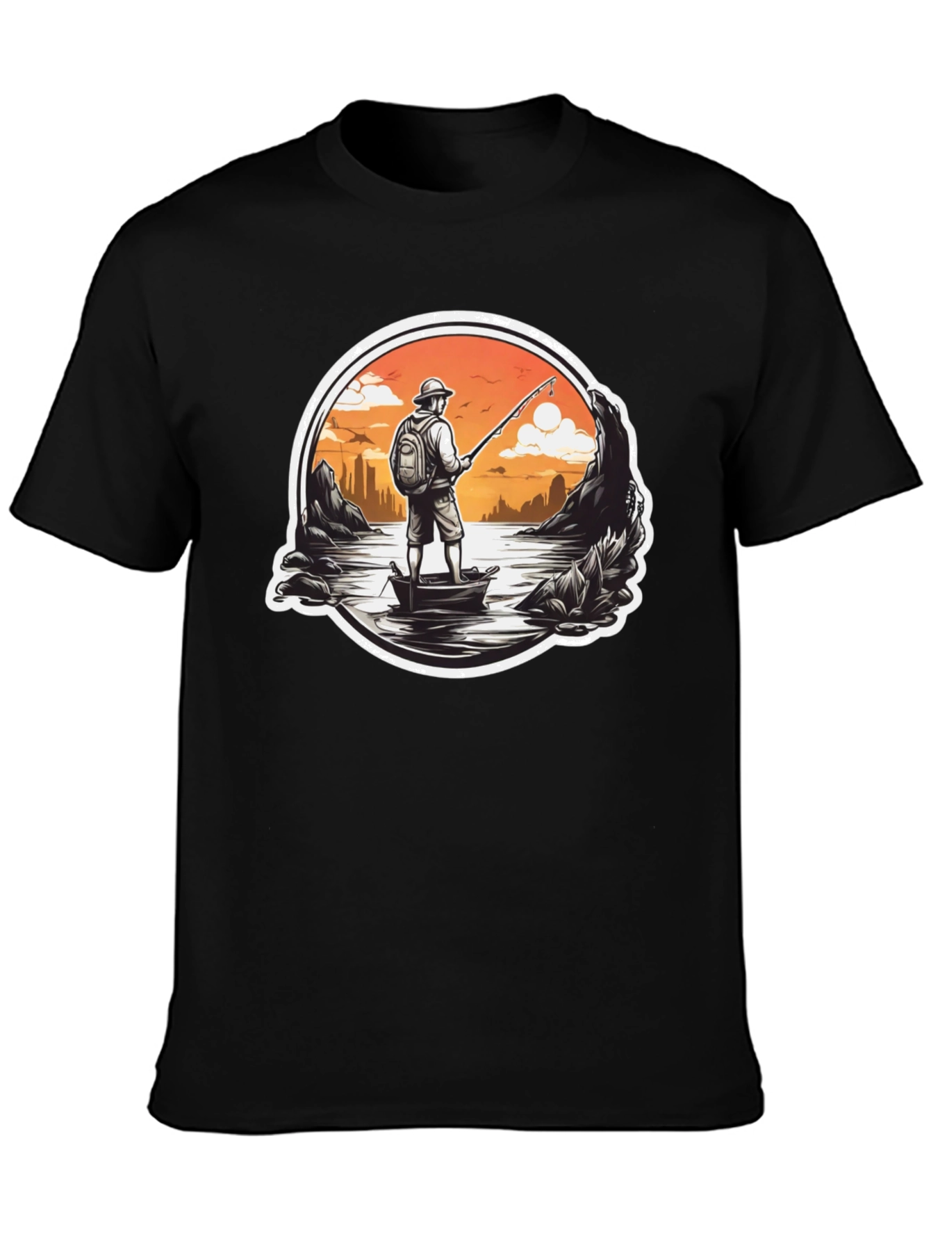 Fishing Adventure T-Shirt - Lakeside Angler Design