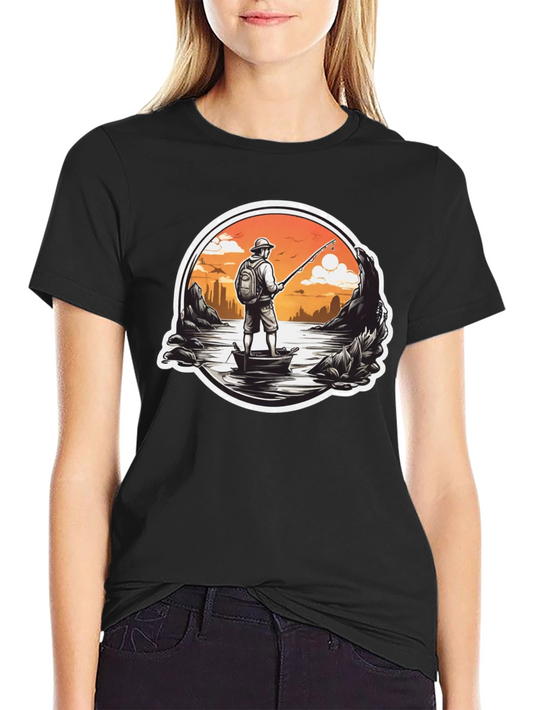 Fishing Adventure T-Shirt - Lakeside Angler Design