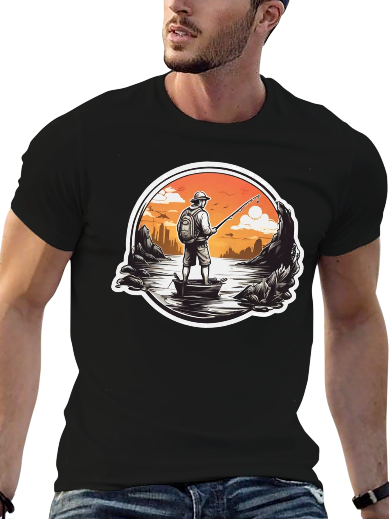Fishing Adventure T-Shirt - Lakeside Angler Design