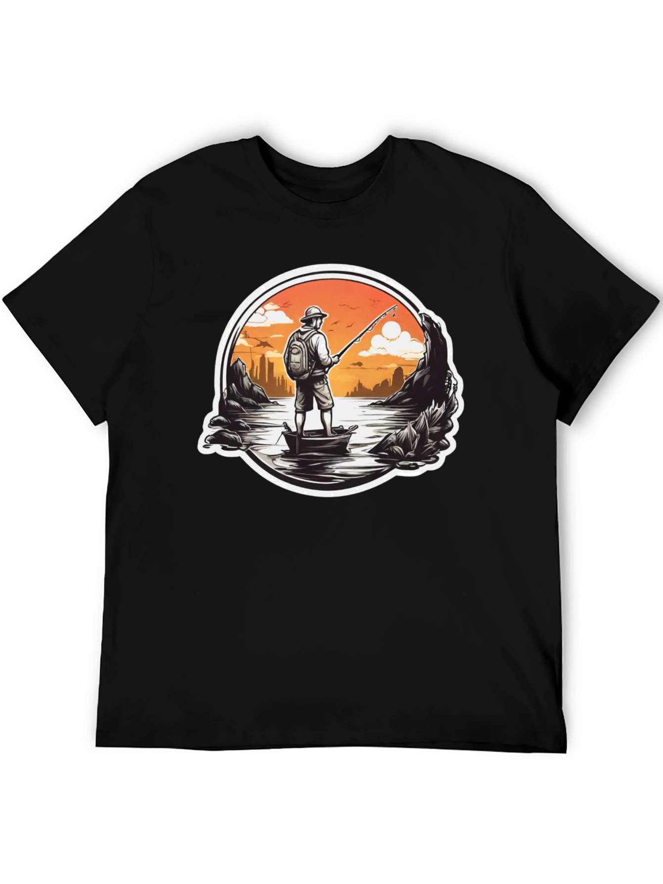 Fishing Adventure T-Shirt - Lakeside Angler Design