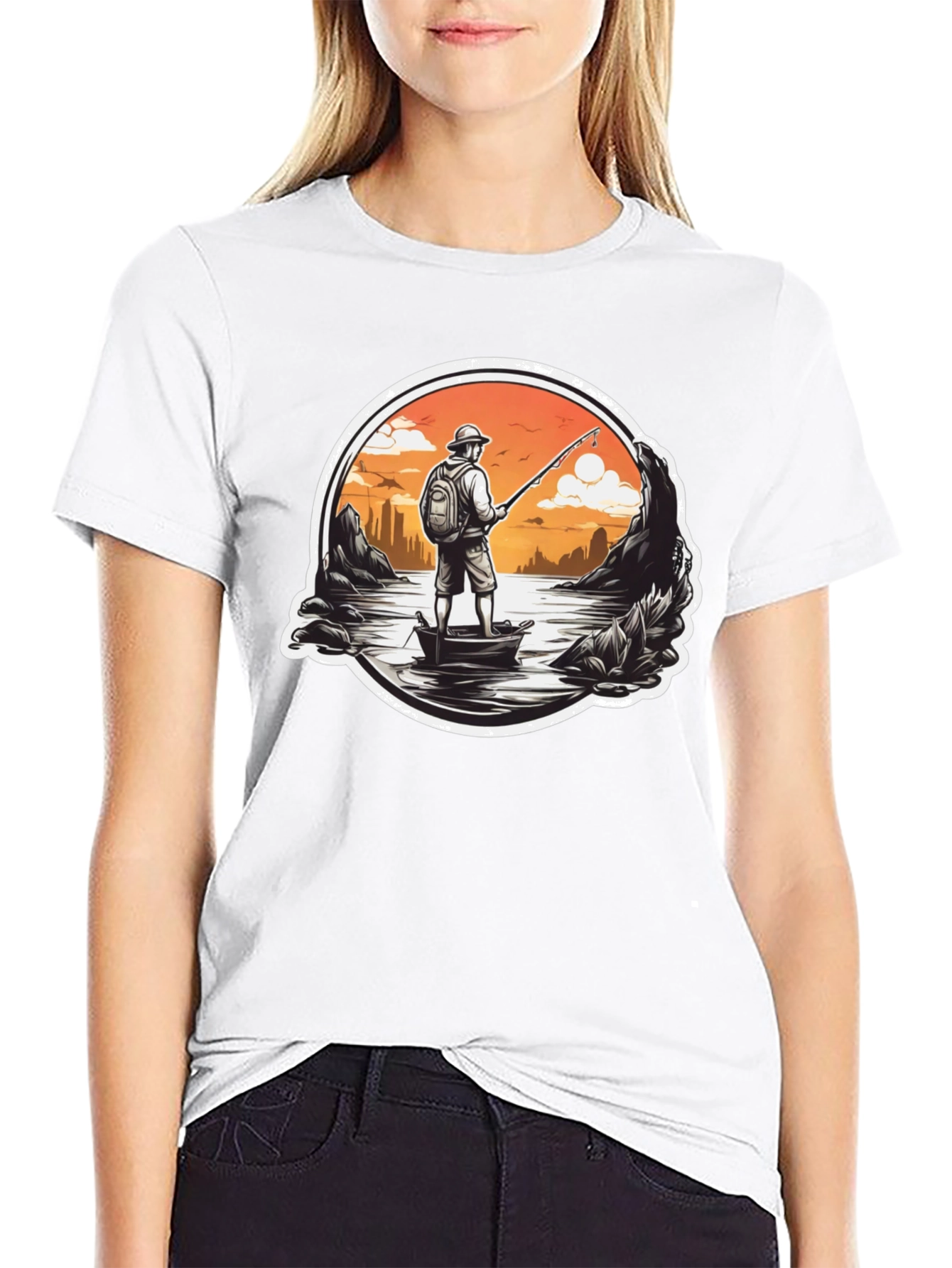 Fishing Adventure T-Shirt - Lakeside Angler Design