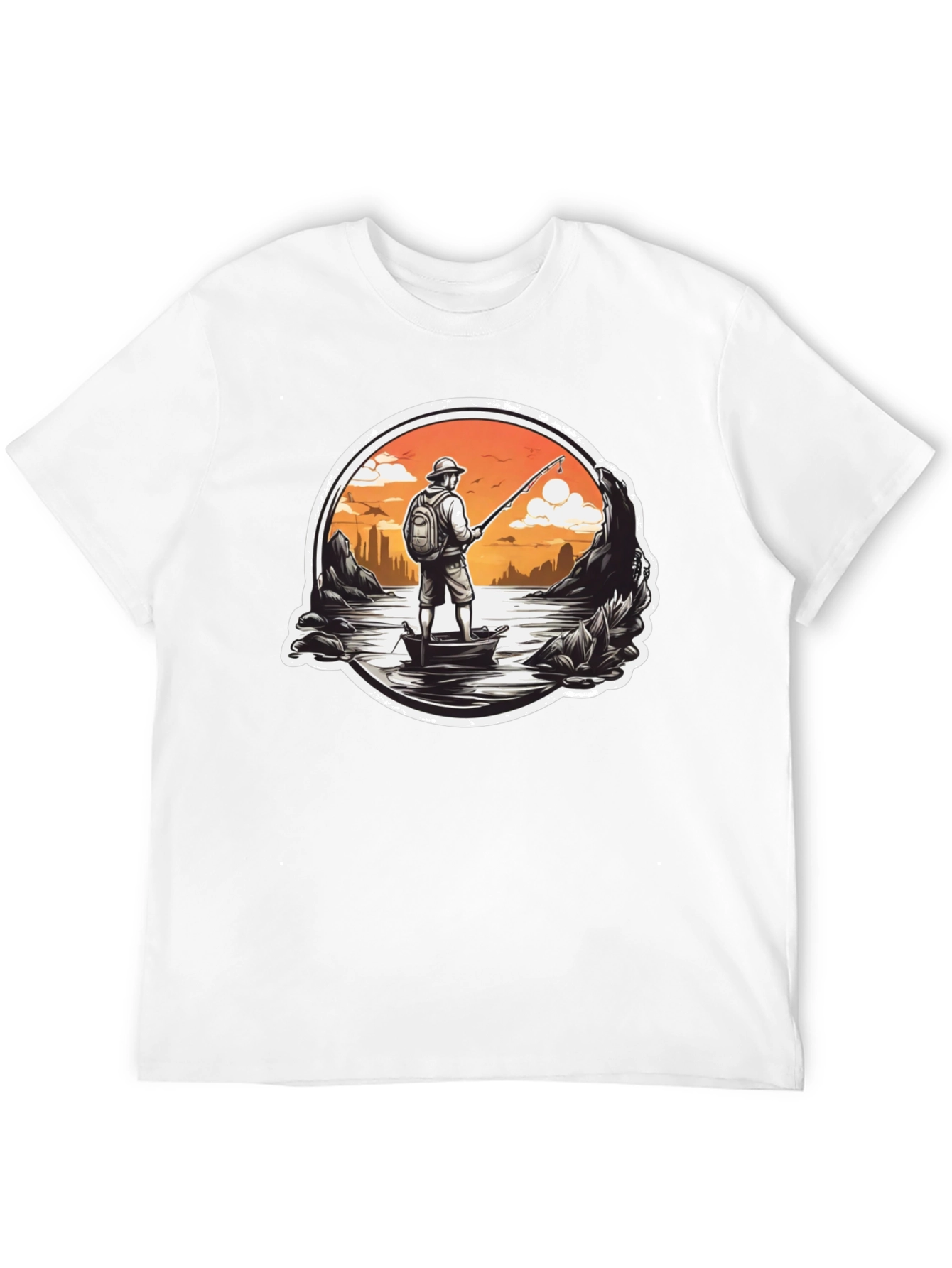 Fishing Adventure T-Shirt - Lakeside Angler Design