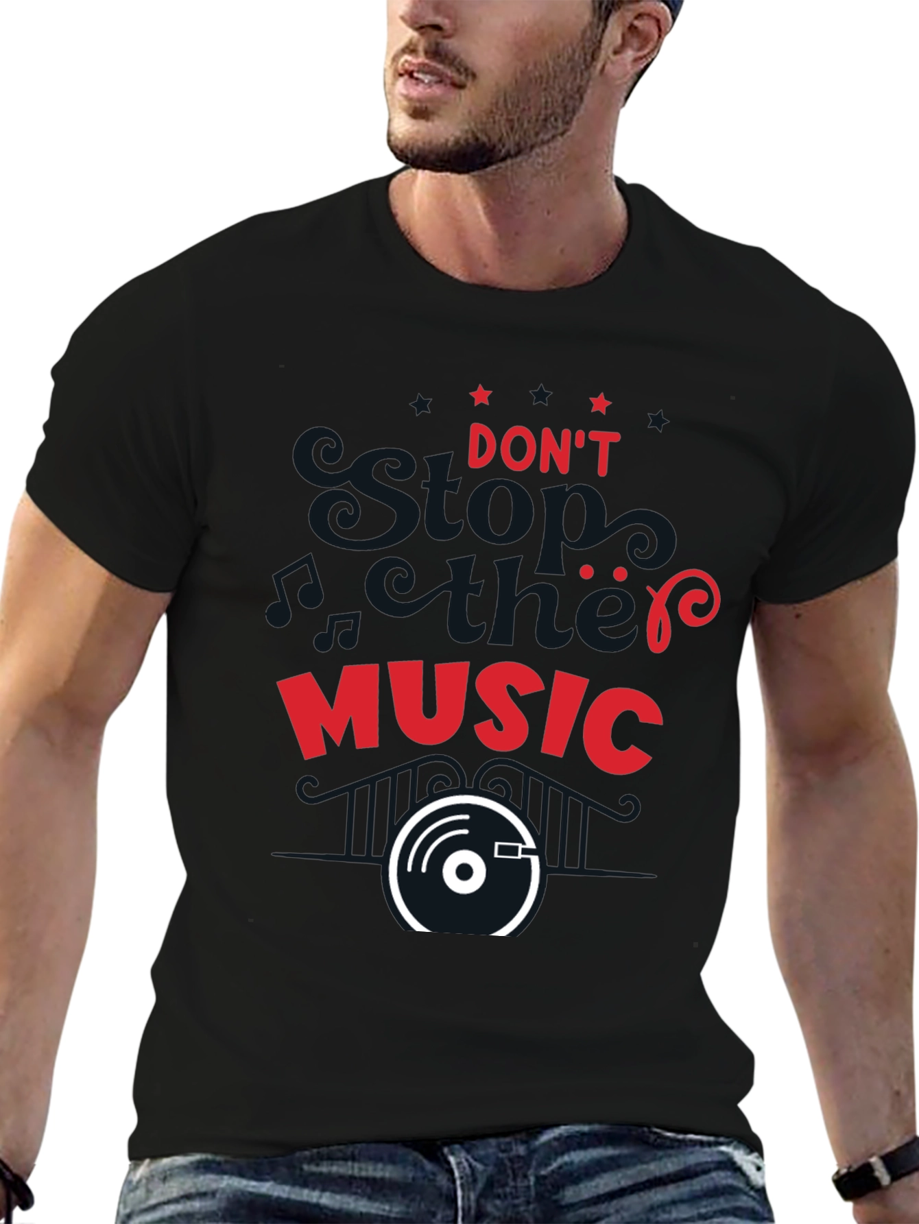 Dont Stop the Music Graphic Tee